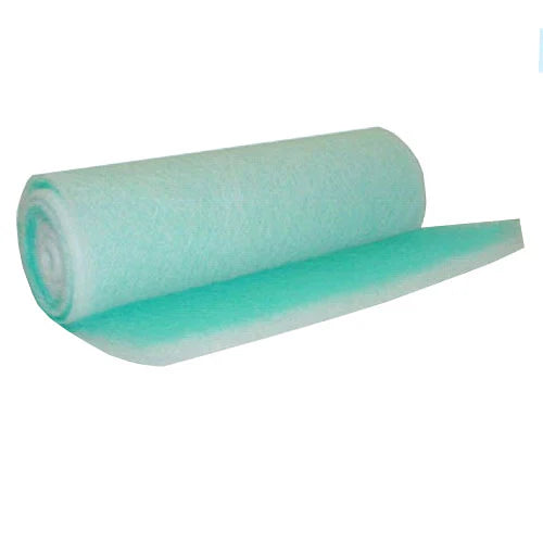 Spray booth intake and exhaust filters for overspray control and clean airflow