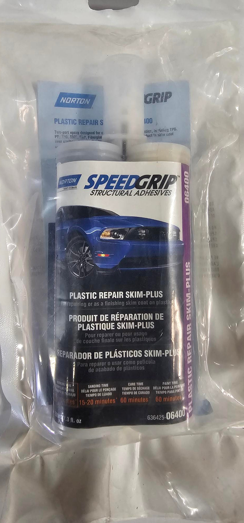 Norton 06400 Plastic Repair Skim Plus Epoxy