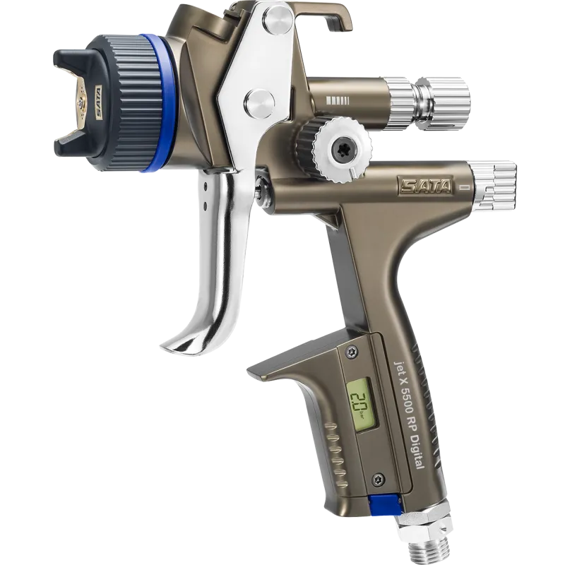SATA SATAjet X 5500 RP Digital Spray Gun with Cup, 1.2 mm I-Nozzle, 0.6/0.9 L Capacity (1061655)