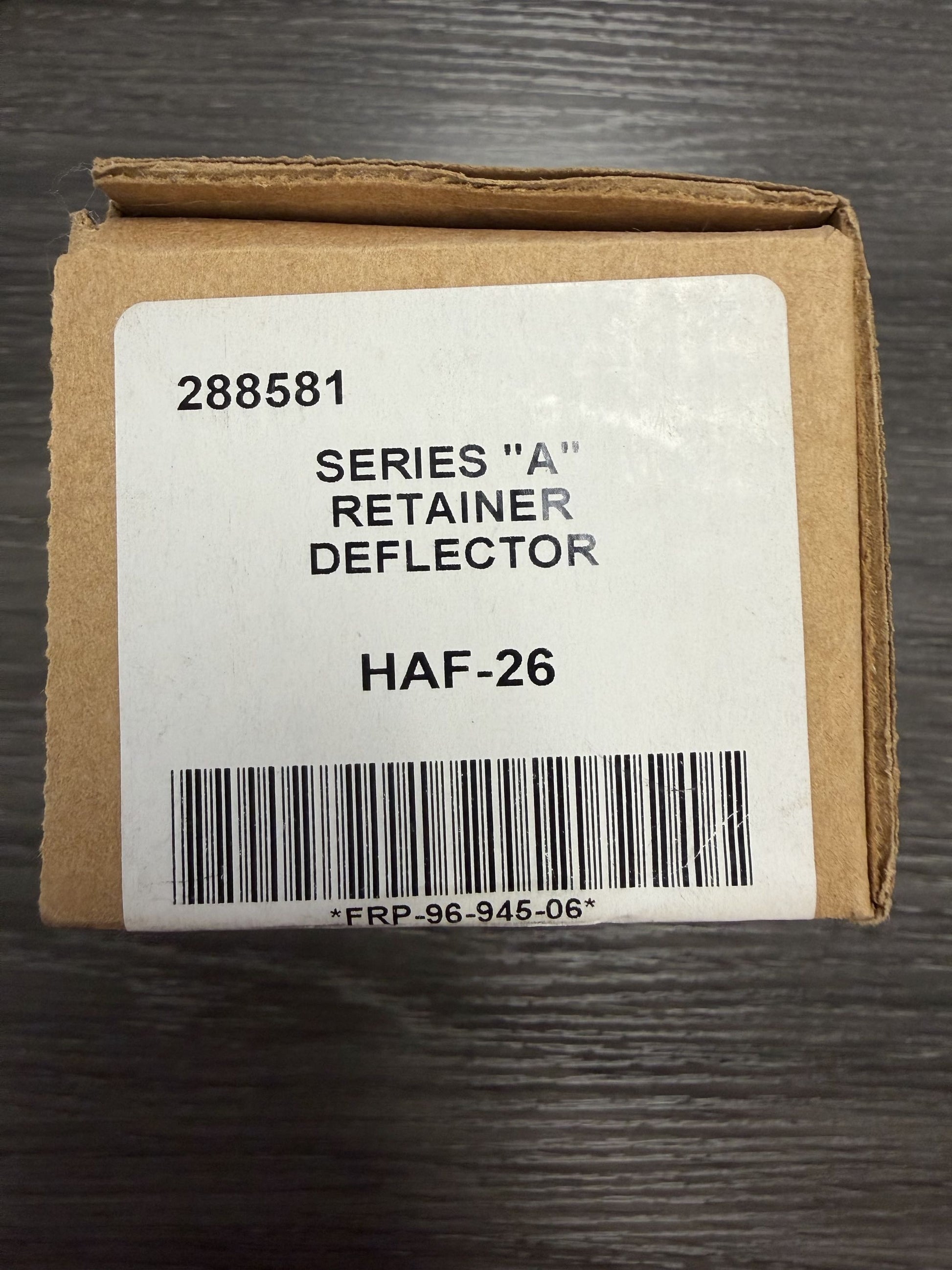 DeVilbiss HAF-26 series A retainer deflector baffle kit air filter components
