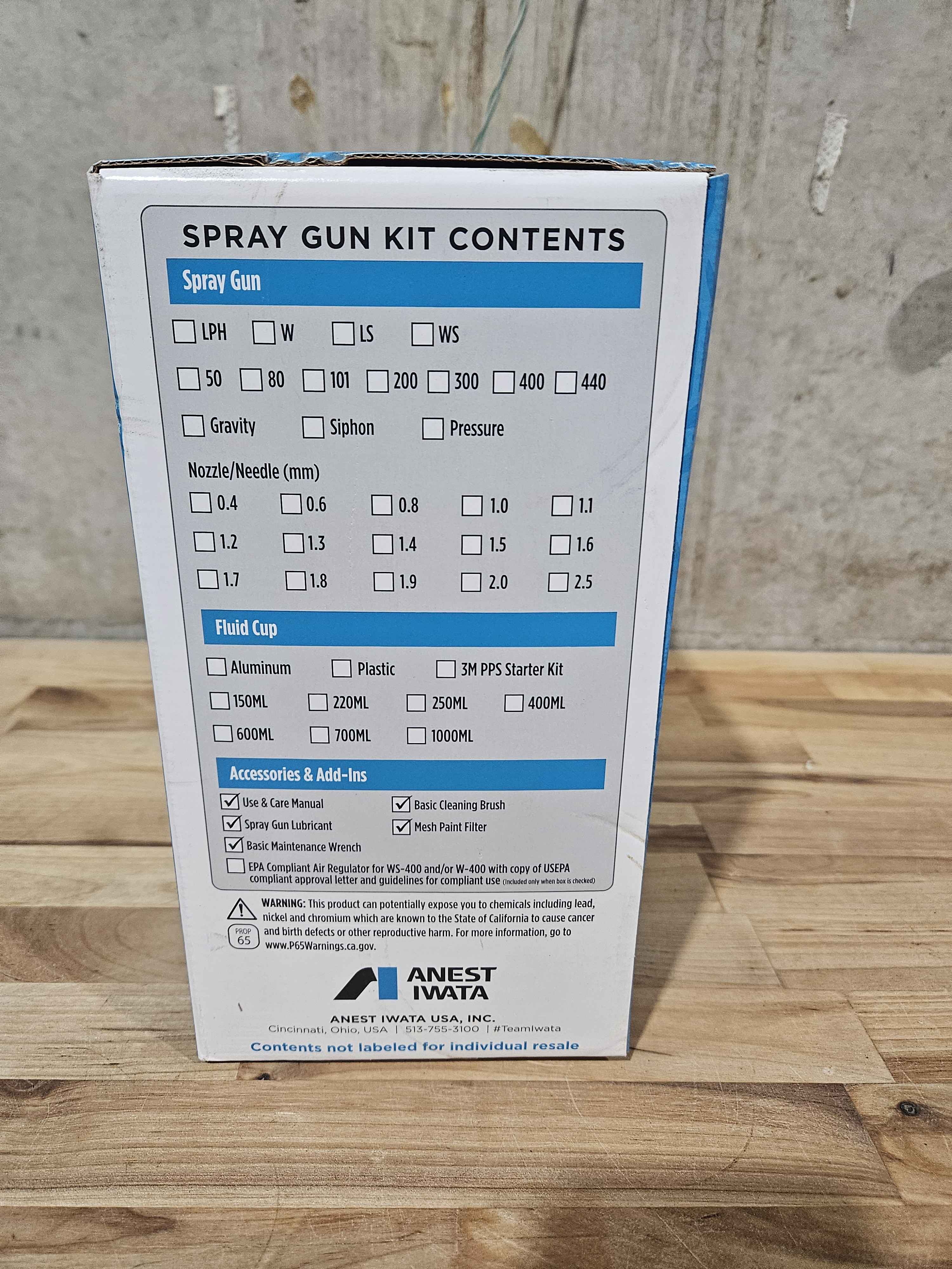 Anest Iwata Spray Gun Kit 5721