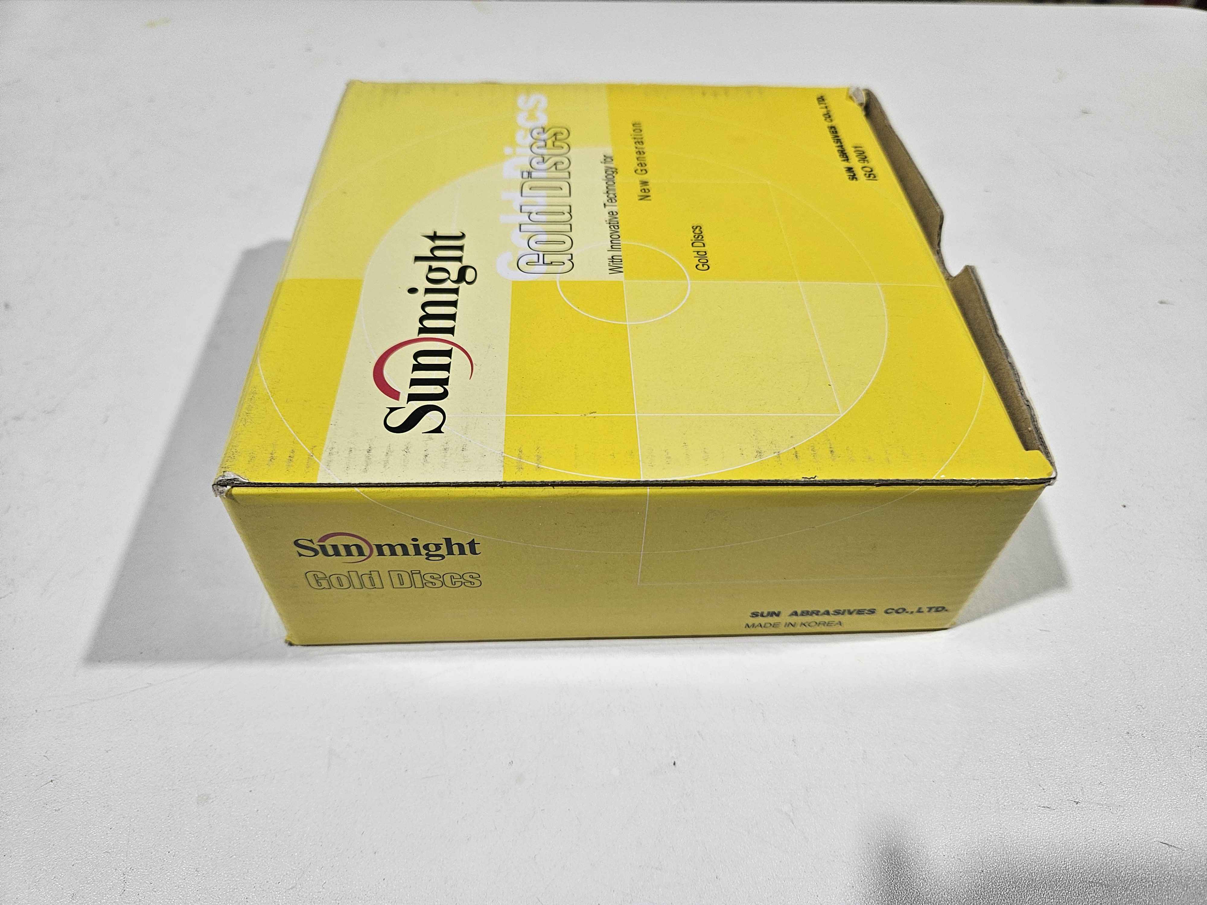 Sunmight Gold 6" No Hole PSA Disc Grit 400