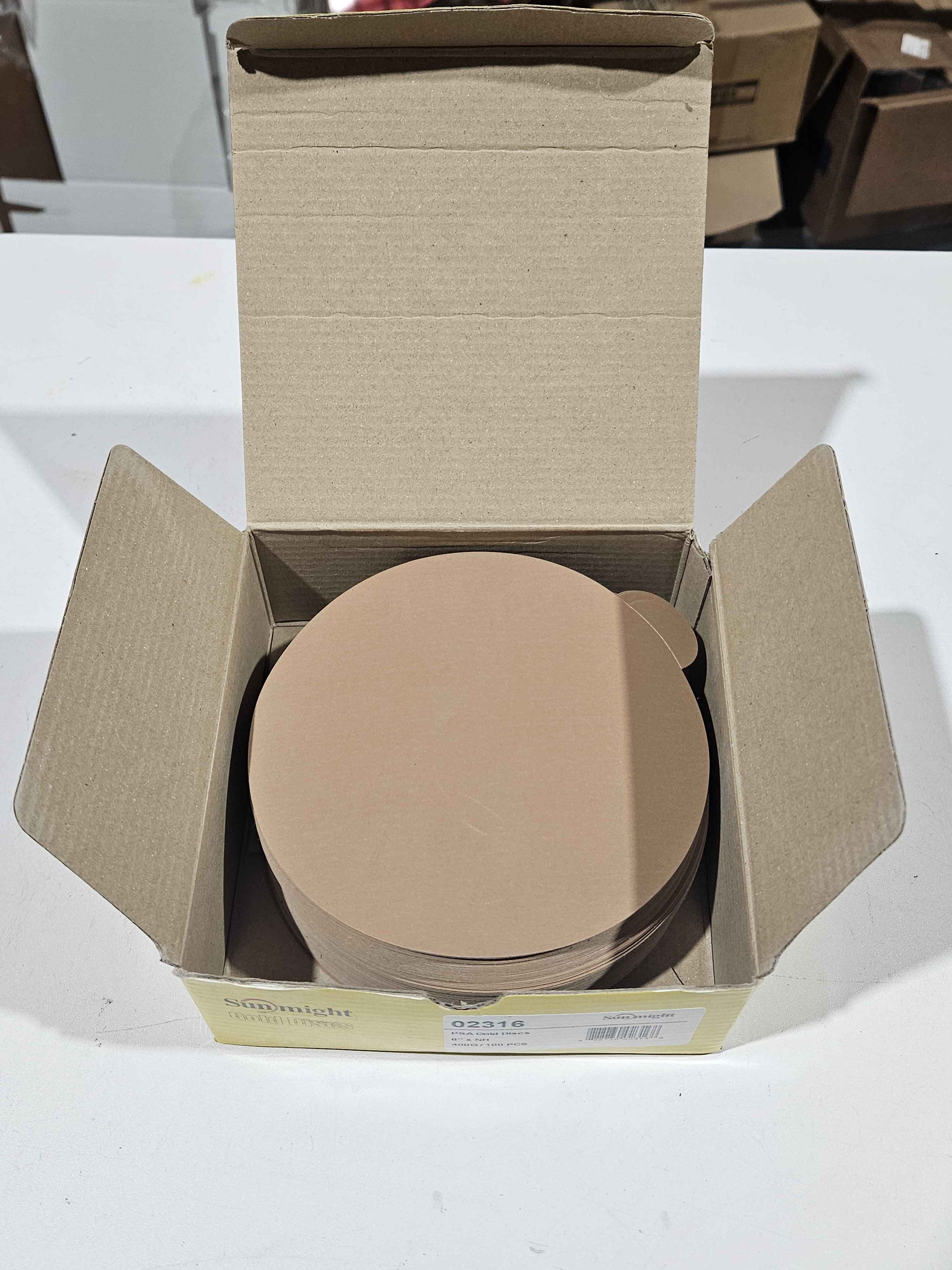 Sunmight Gold 6" No Hole PSA Disc Grit 400