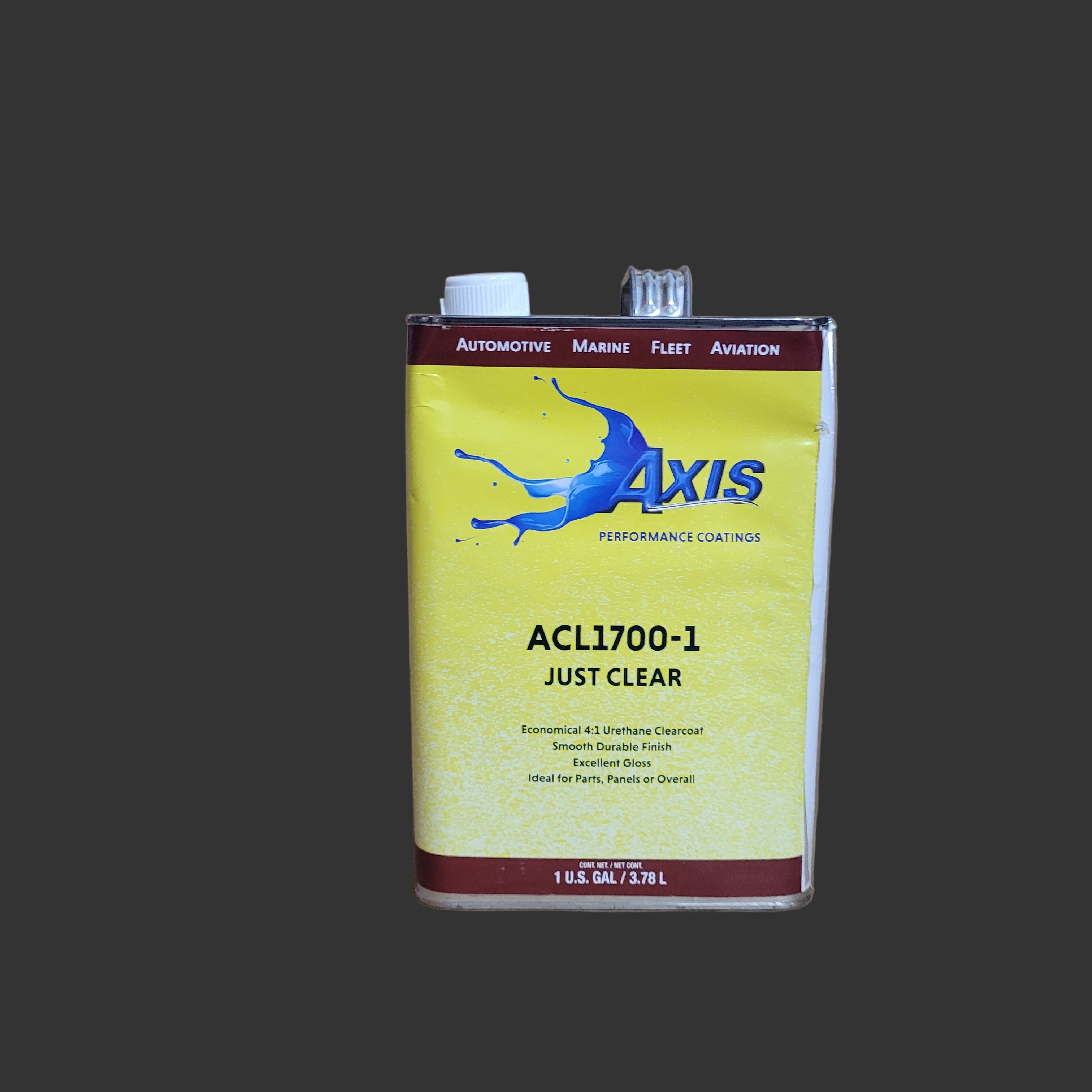 AXIS ACL1700 JUST CLEAR URETHANE CLEARCOAT