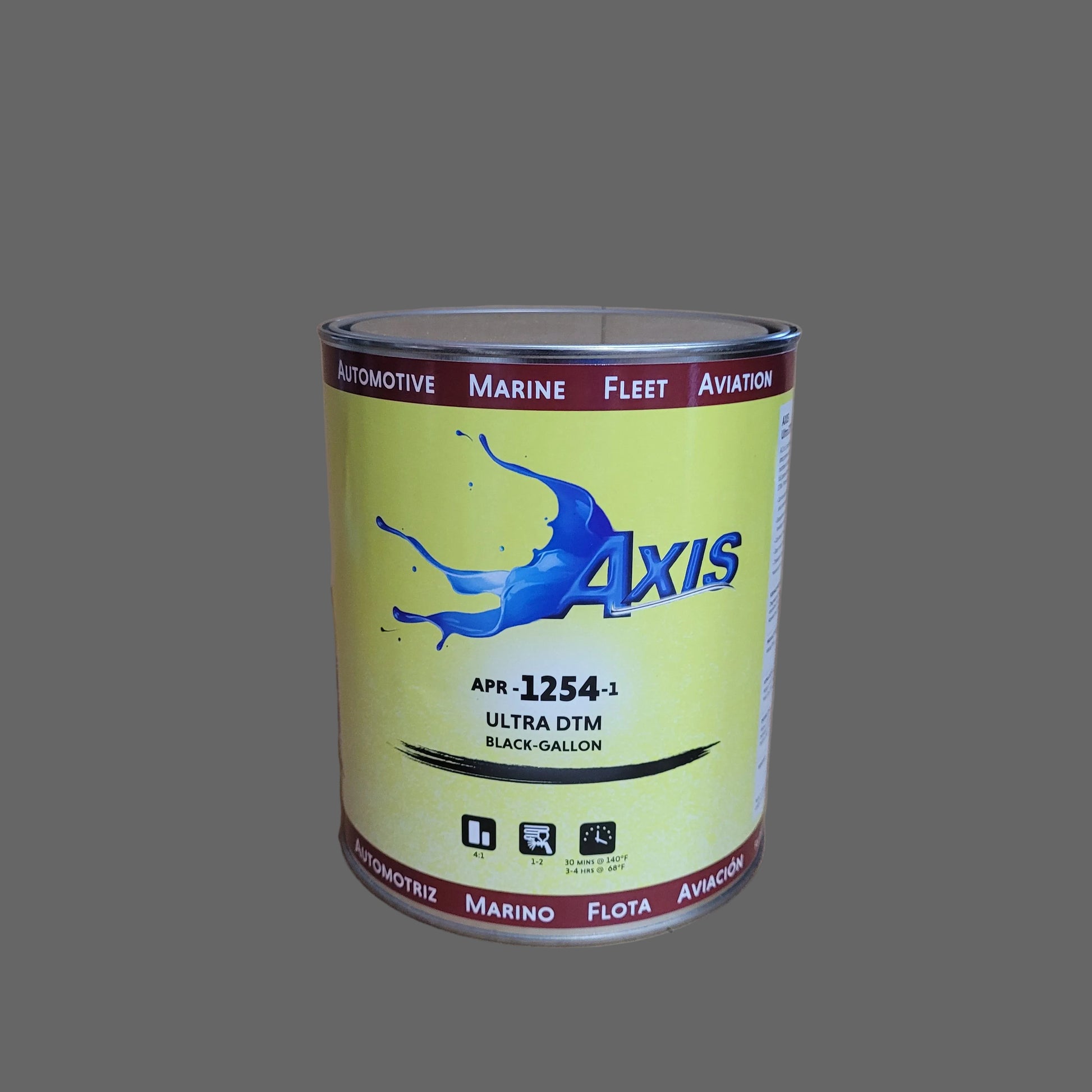 AXIS Ultra DTM Primer Black Gallon can for high-build direct-to-metal primer
