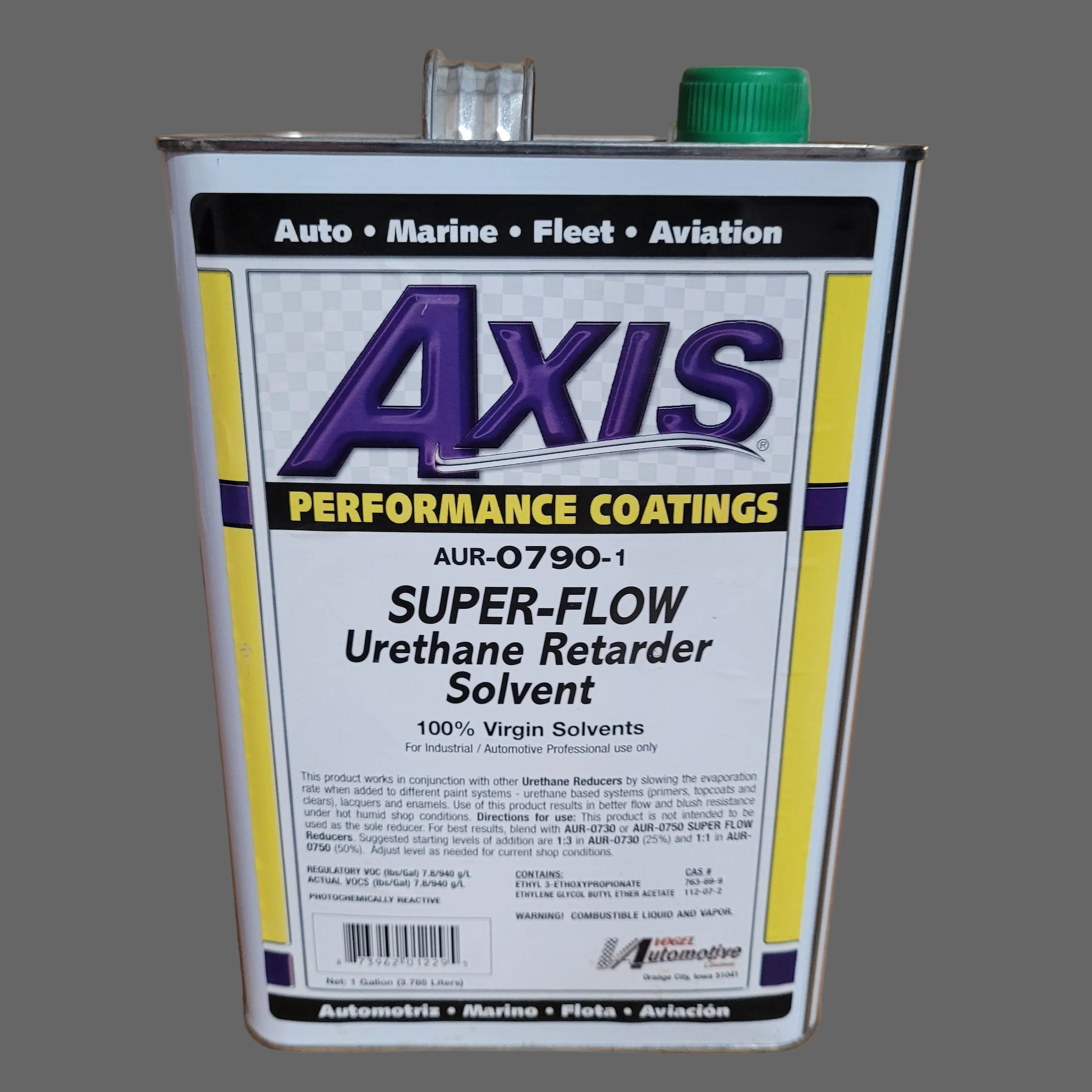AXIS AUR-0790 Super-Flow Retarder Gallon can for acrylic urethane flow enhancement