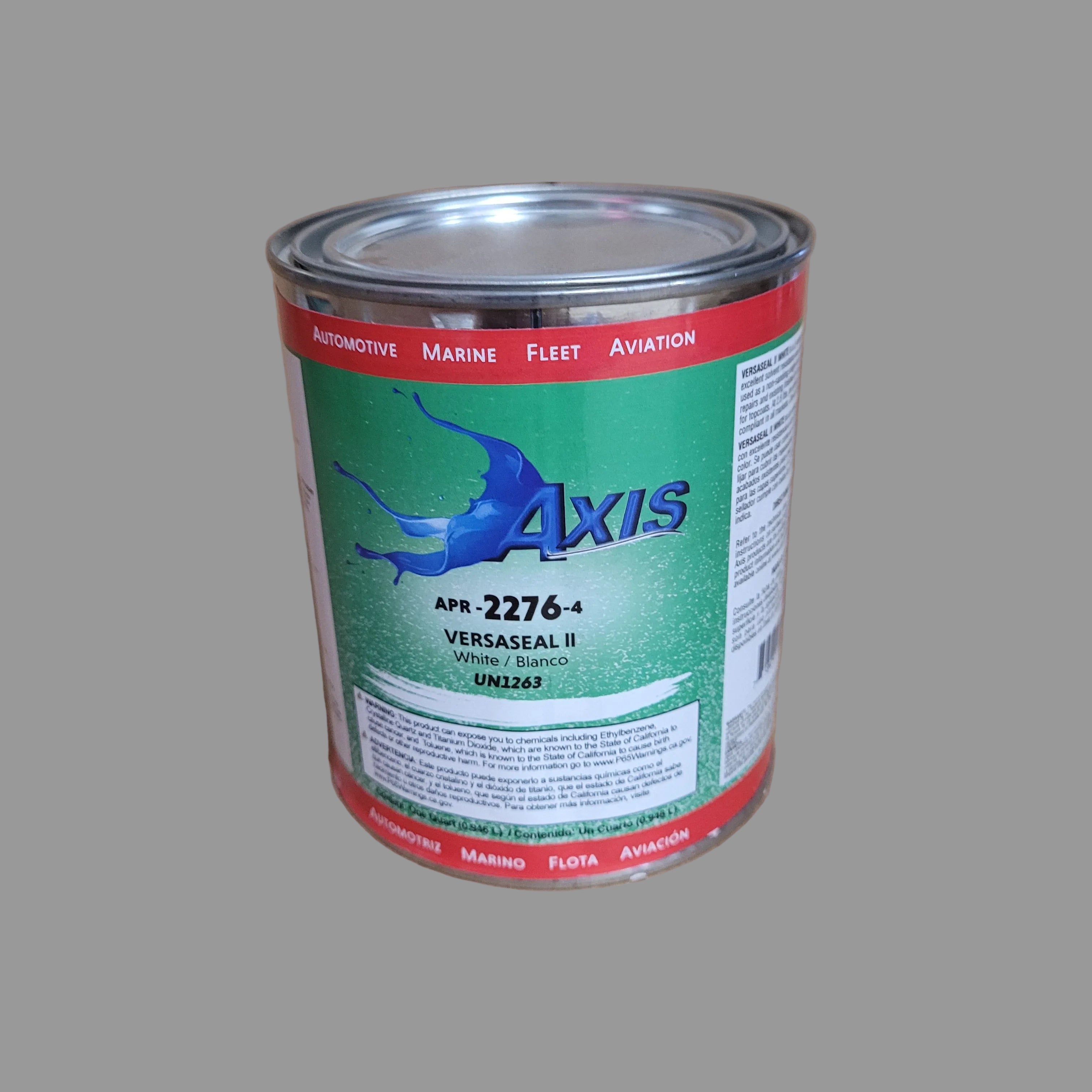 AXIS APR2276 Versaseal II White Quart can for 2-component sealer