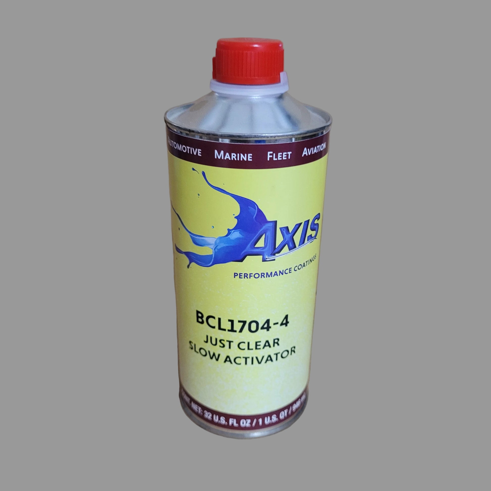 AXIS BCL1704 Just Clear Slow Activator quart can