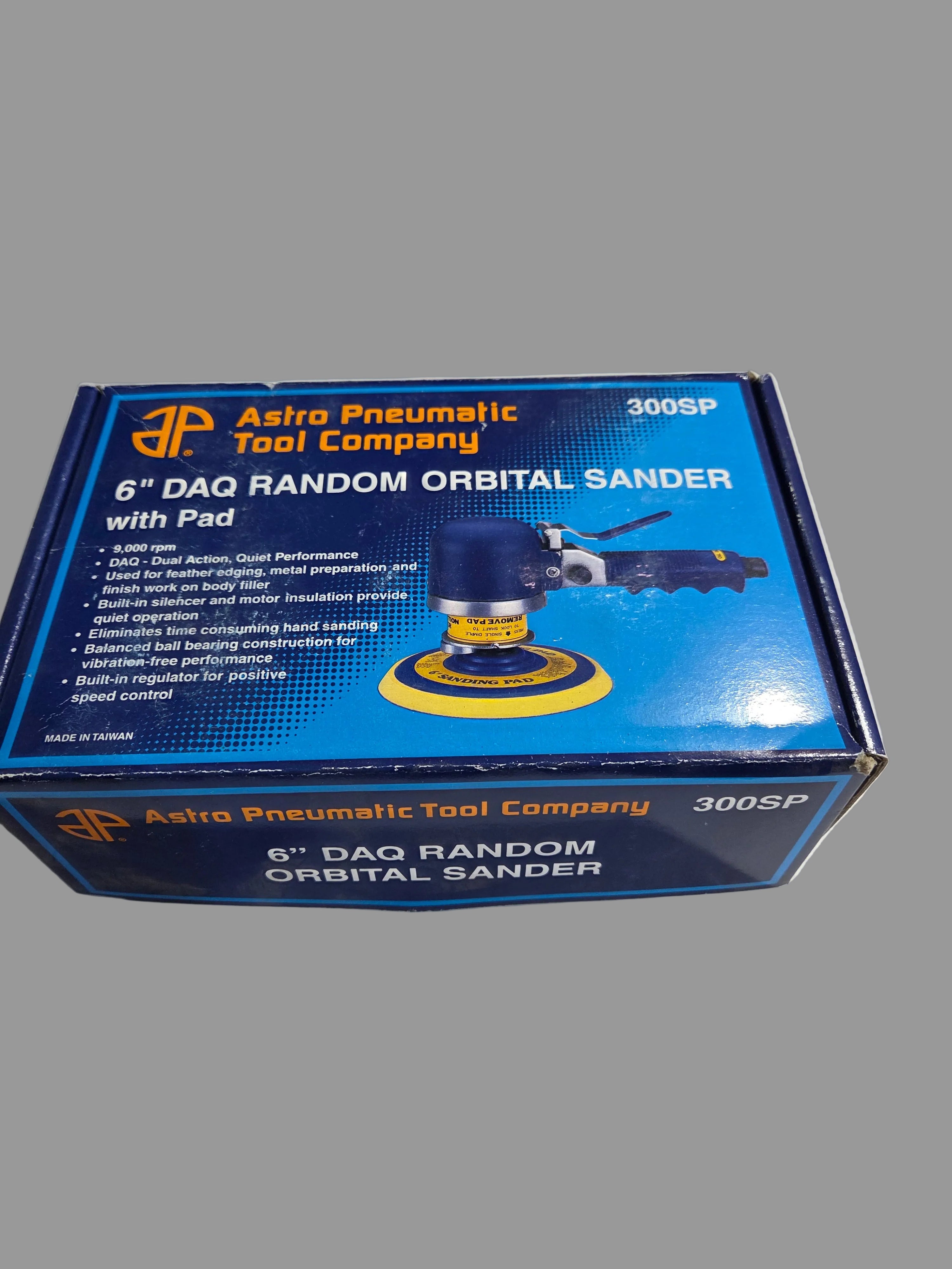 Item # 300SP 6″ DAQ Random Orbital Sander with Pad – Regular Duty – 9,000rpm