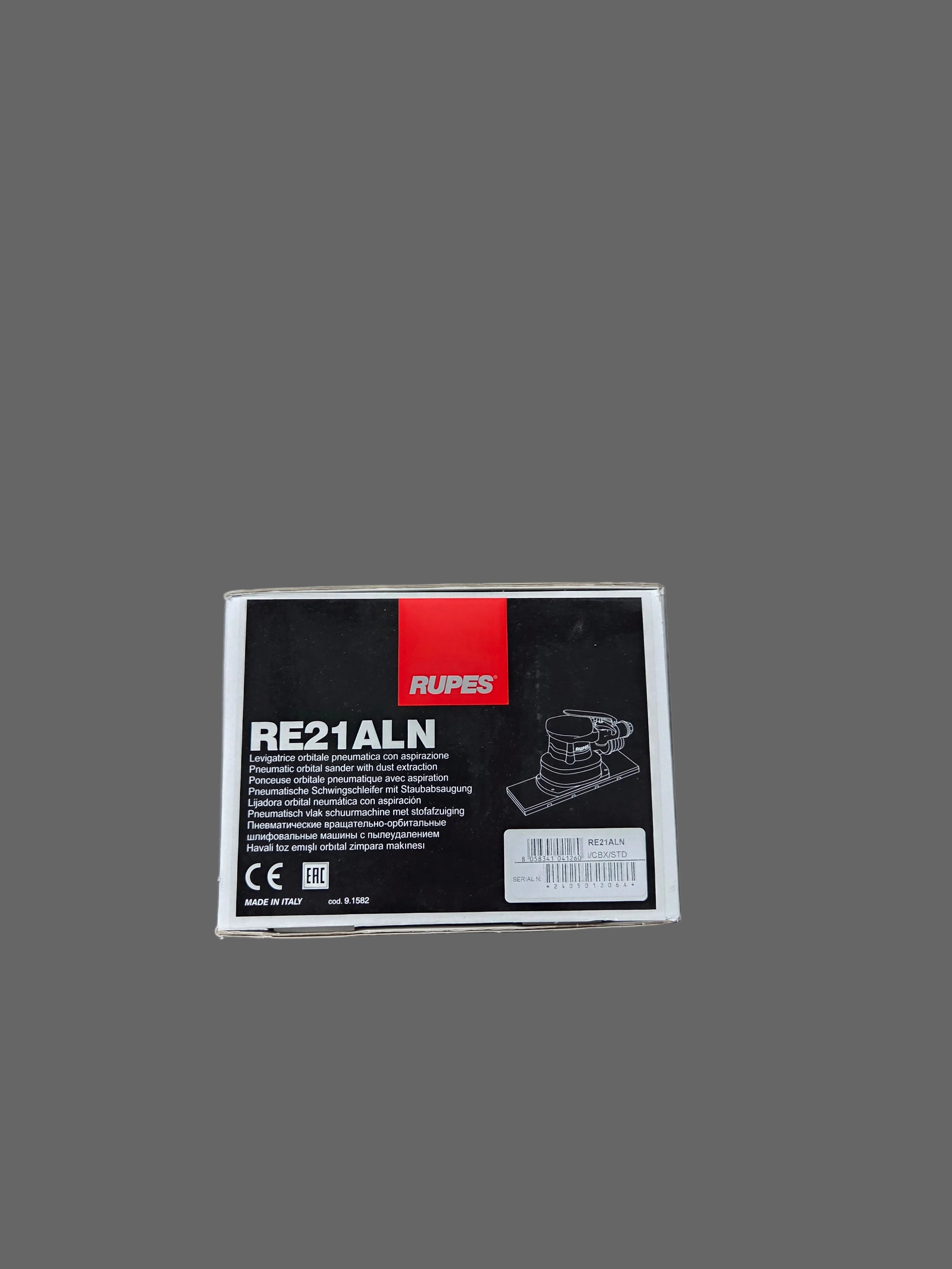 RUPES RE21ALN Pneumatic Orbital Palm Sander 70x198mm 3mm Orbit