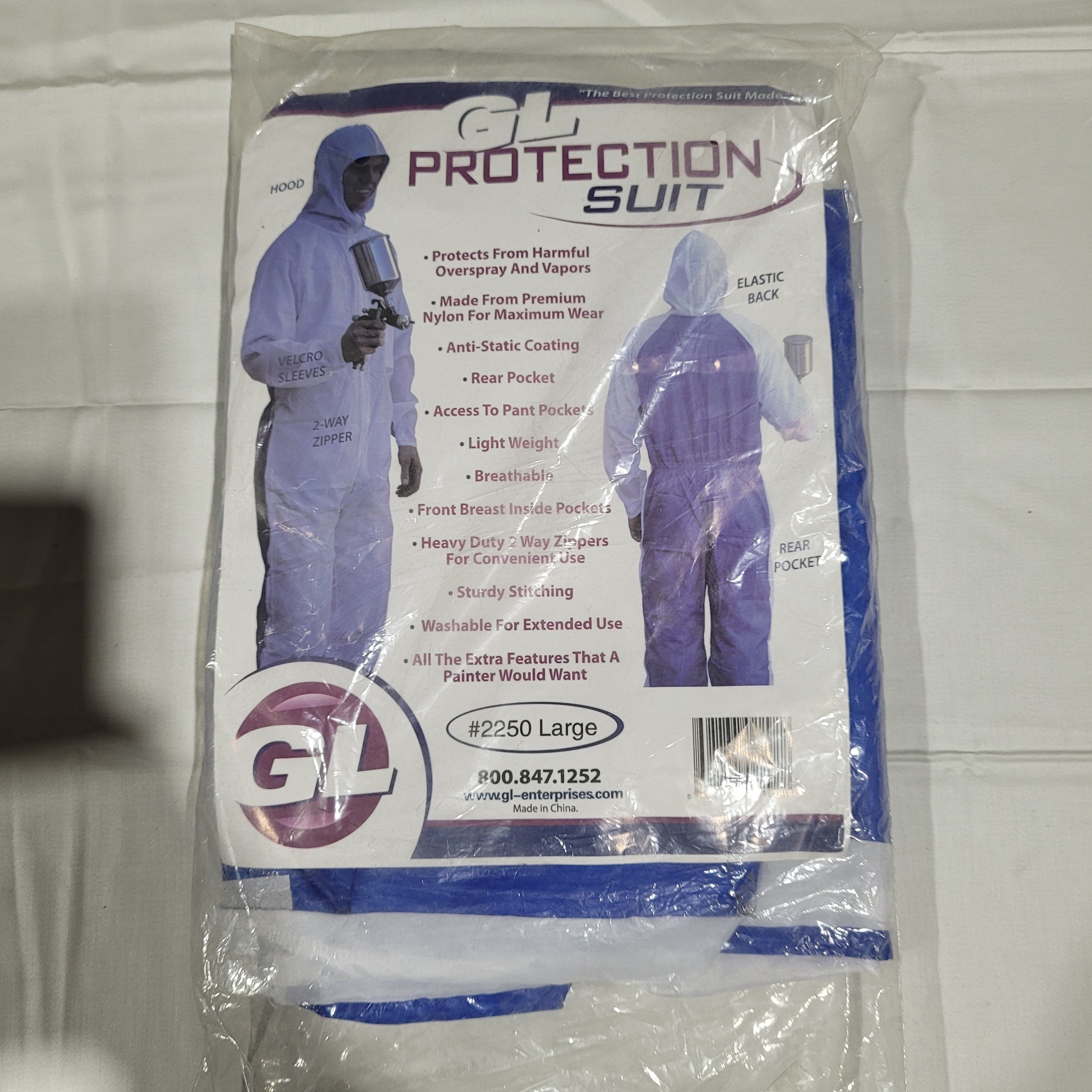 G L Enterprises-Nylon Protection Suit, Large