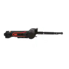 Black and red tool on a white background