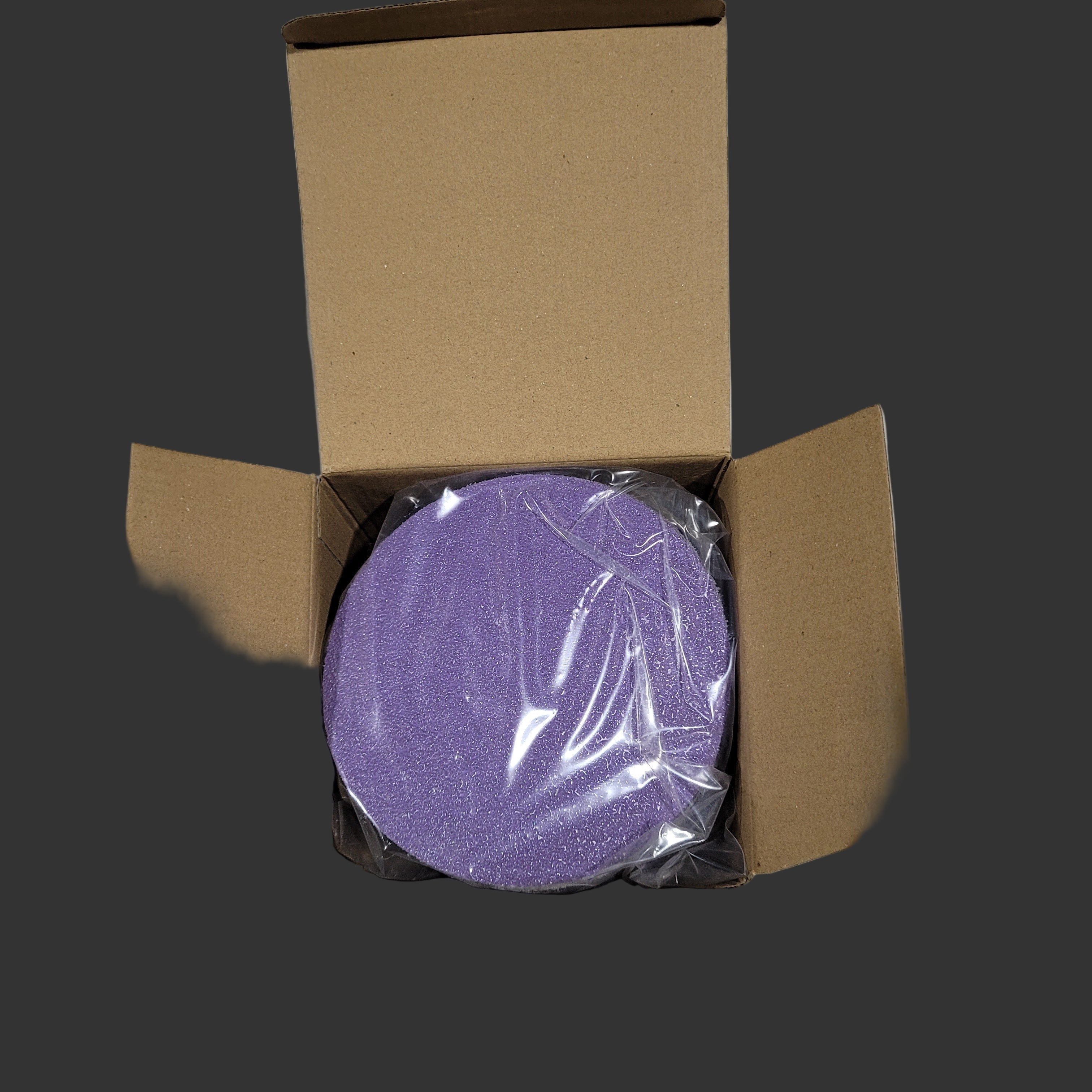 USC 991402 Sanding Disc, 6 in Dia, P36 Grit, Film Backing, Wet/Dry, Hook and Loop Attachment Purple