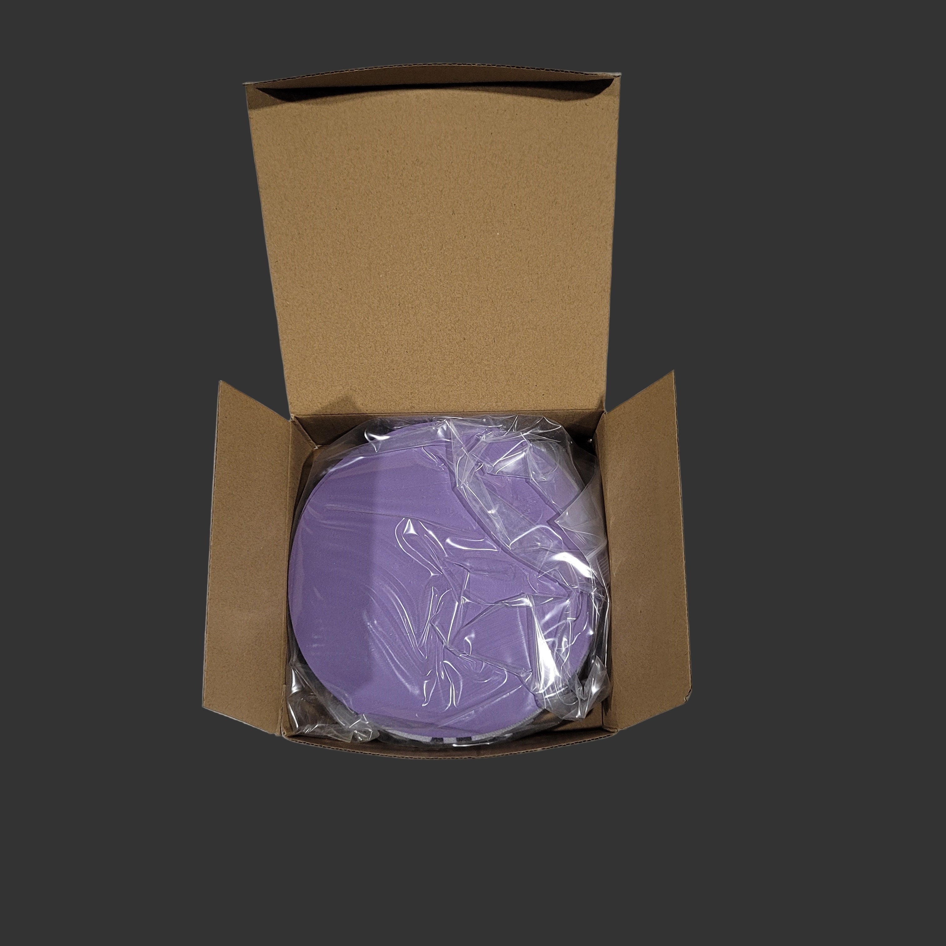 USC 991416 Sanding Disc, 6 in Dia, P400 Grit, Film Backing, Wet/Dry, Hook and Loop Attachment Purple