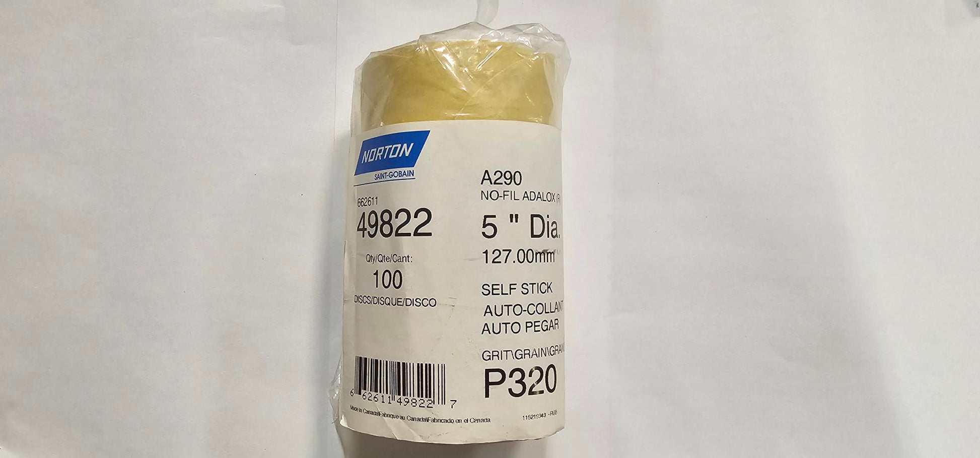 Roll of tape with a label on a white background