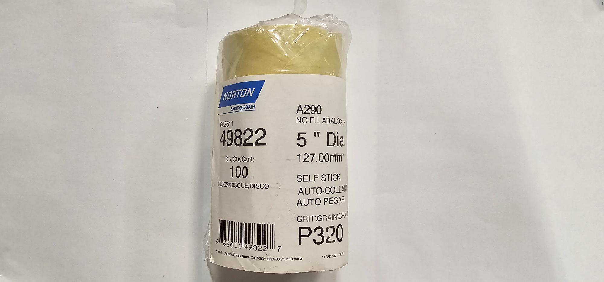 Roll of tape with a label on a white background