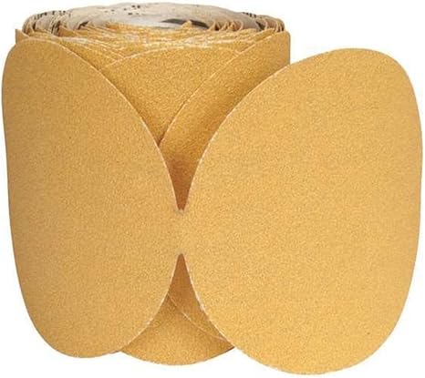 Norton 636425-06178 Gold Reserve 6 inch P220B PSA disc roll 25 pack