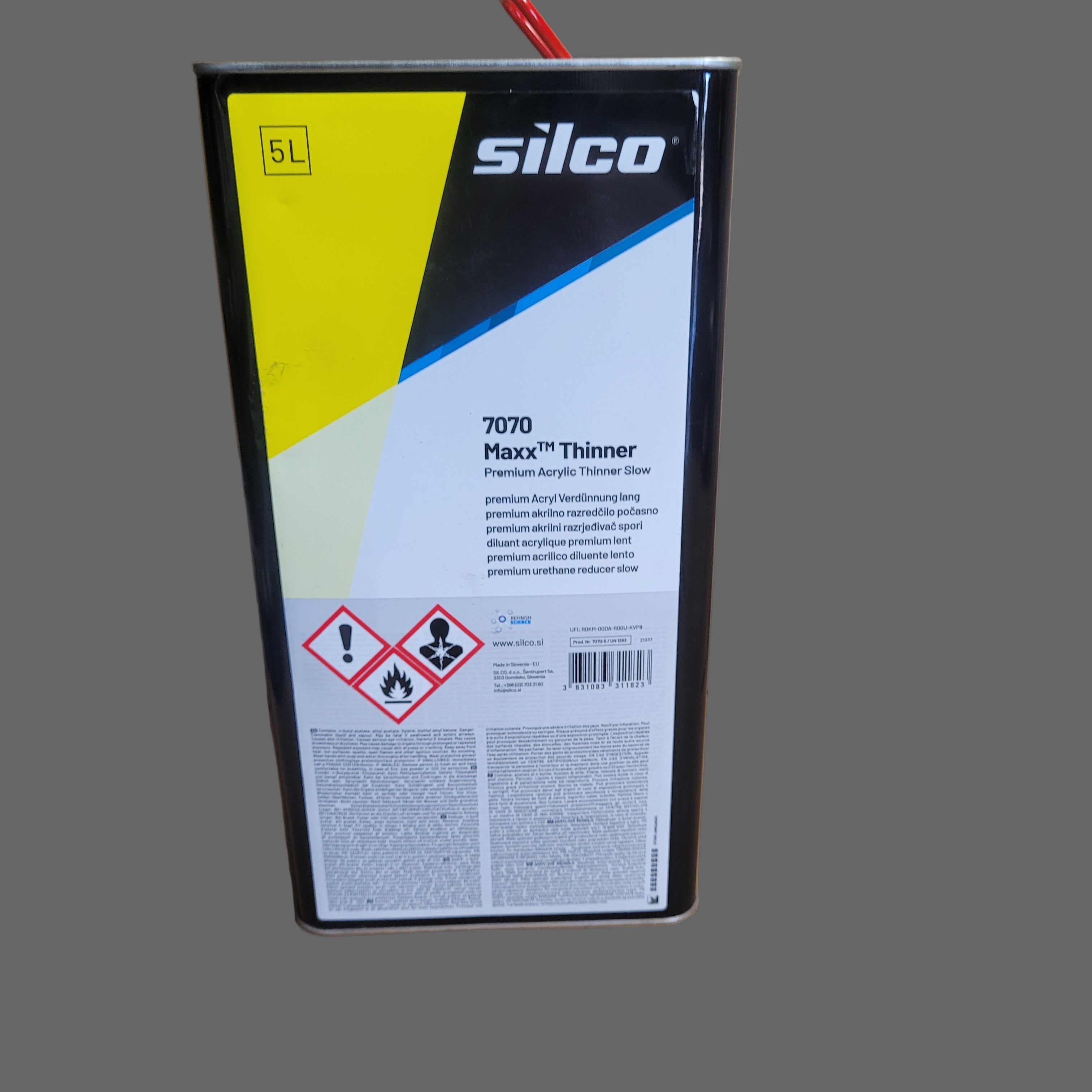 Silco 7070 Thinner-Reducer, Slow; 5L