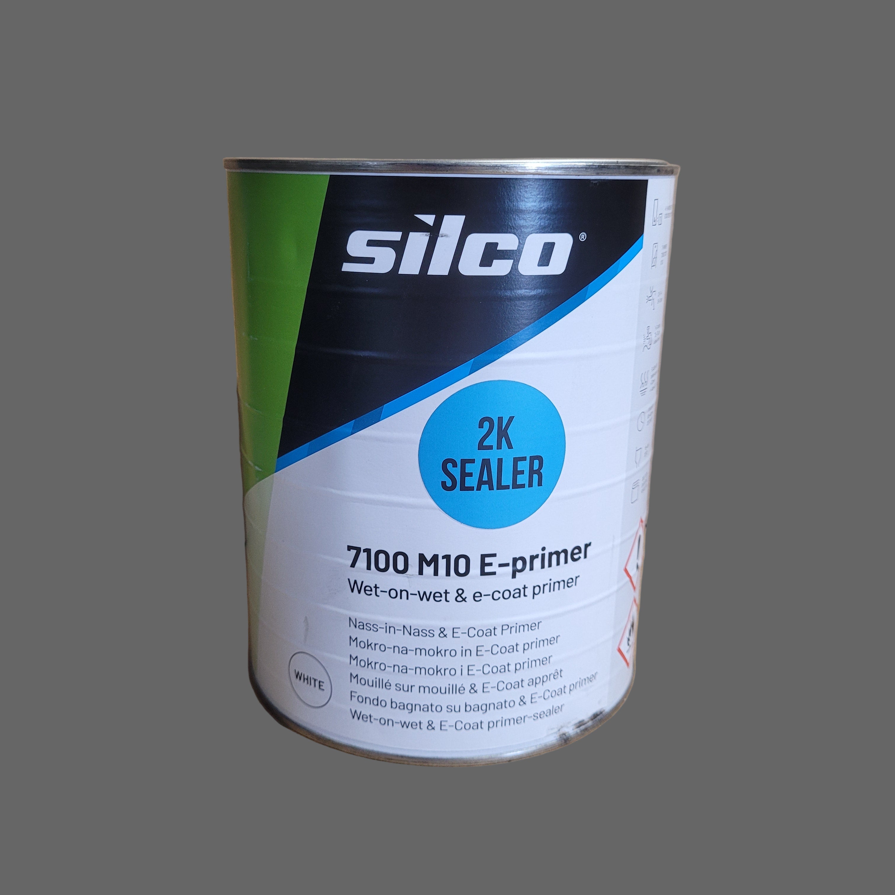 Silco 7100 M10 2K White Sealer Wet-on-wet & E-coat primer-sealer 3.5L