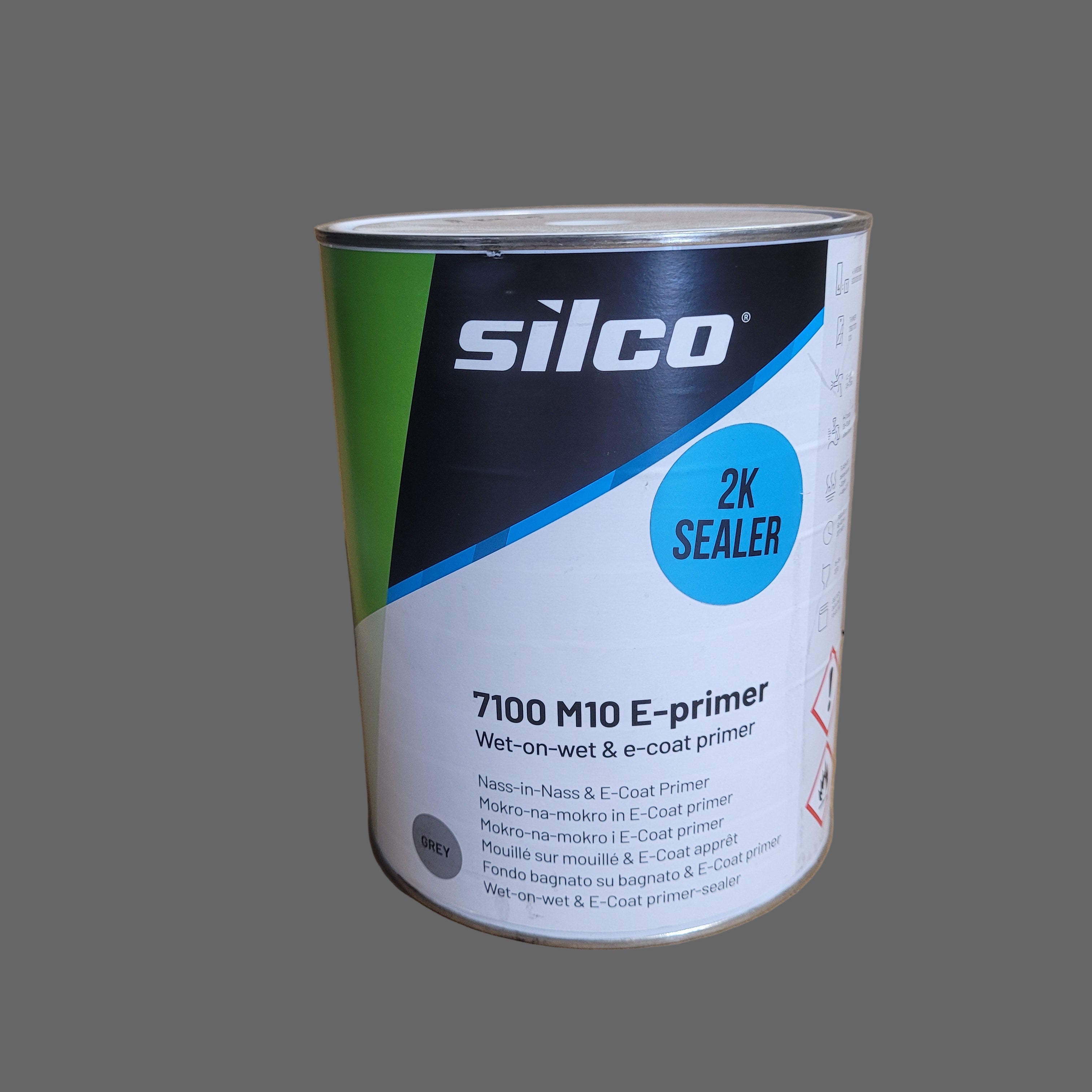 Silco 7100 M10 2K Grey Sealer Wet-on-wet & E-coat primer-sealer 3.5L