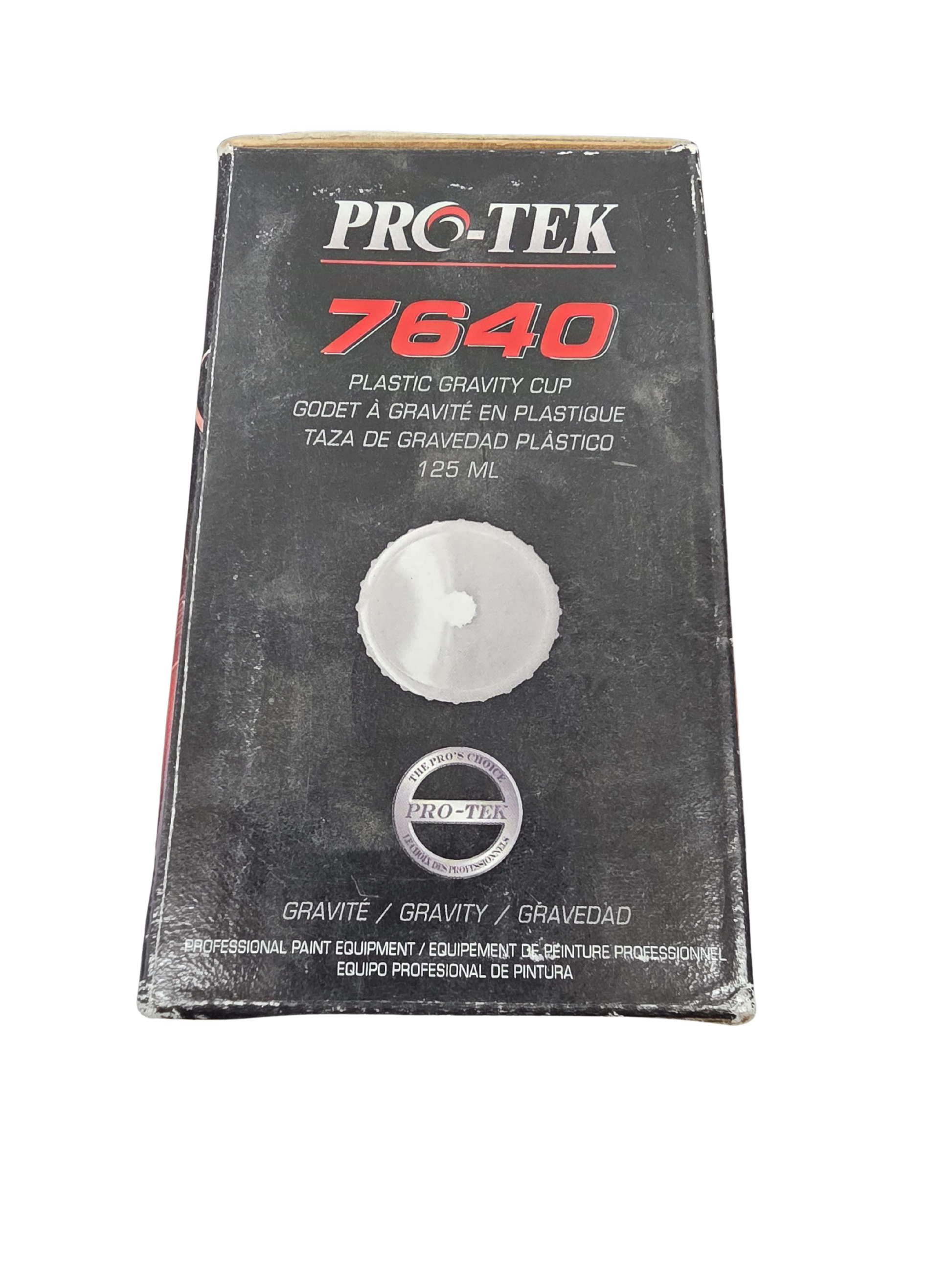 Pro-Tek 7640 125ml plastic gravity cup nylon spray gun cup