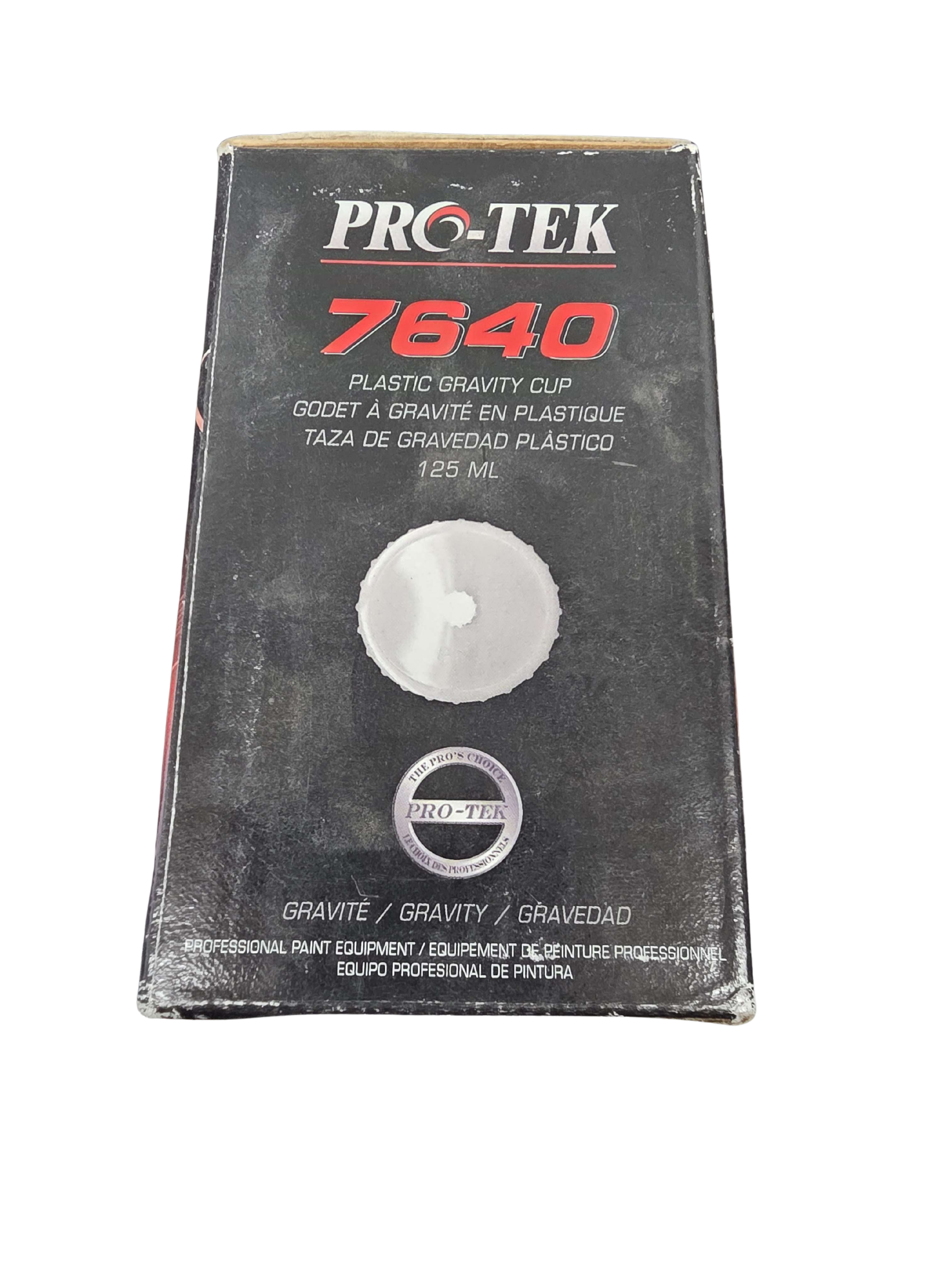 Pro-Tek 7640 125ml plastic gravity cup nylon spray gun cup