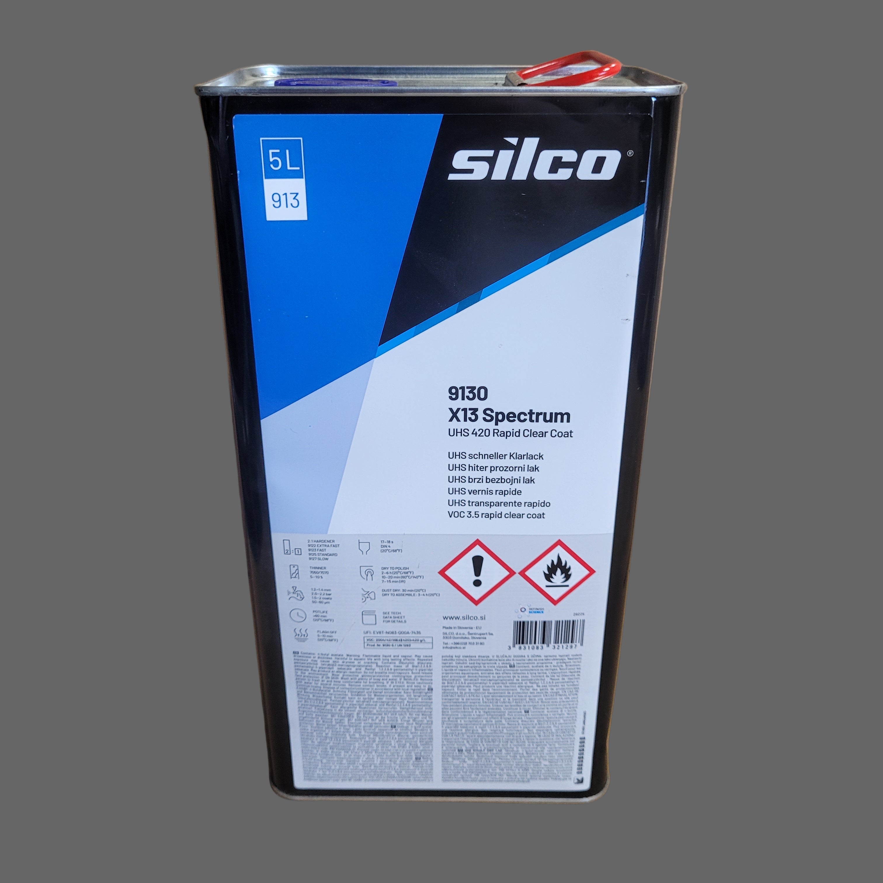 Silco 9130 X13 Spectrum UHS 420 fast drying clear coat