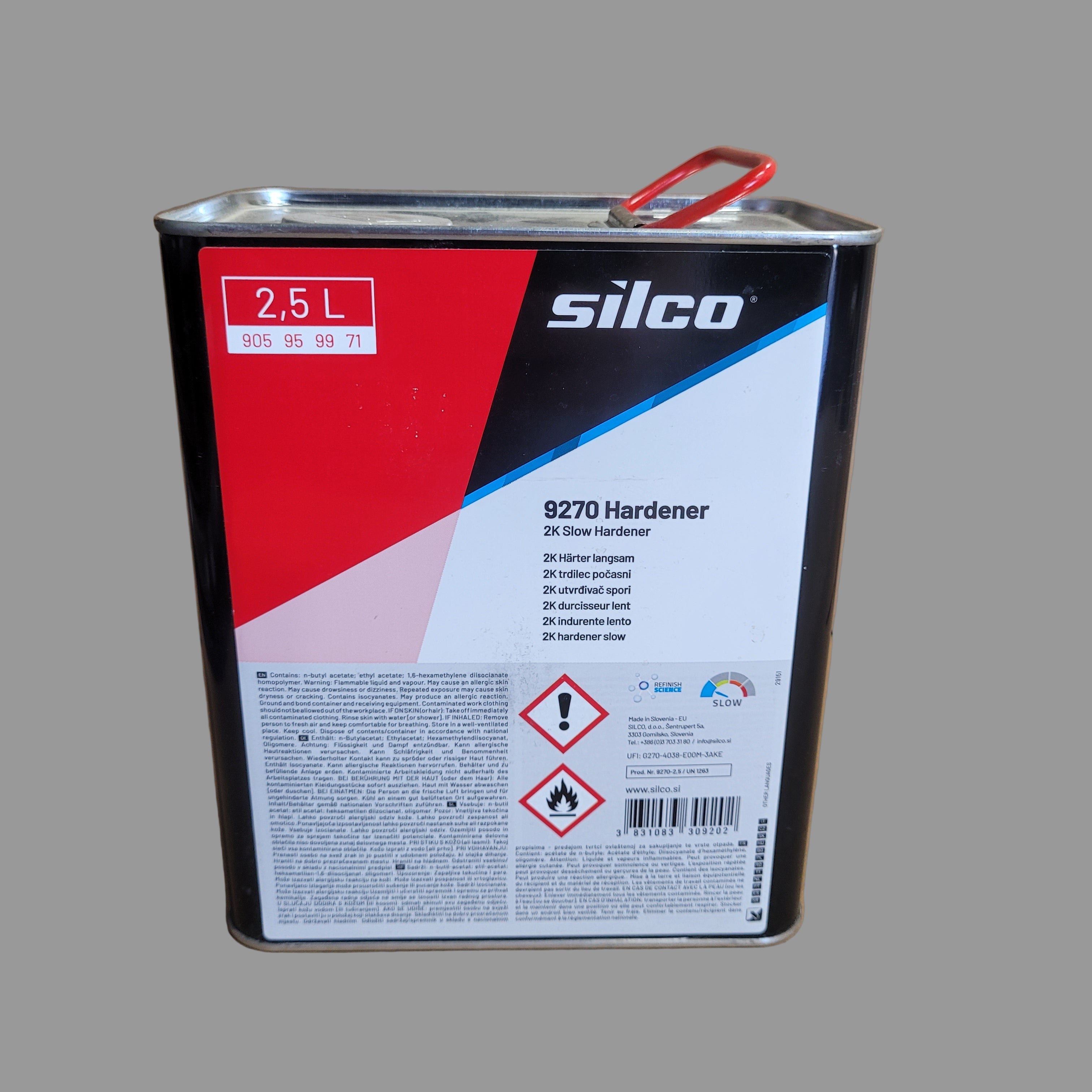 Silco 9270 HS Acrylic Slow Hardener; 2.5L