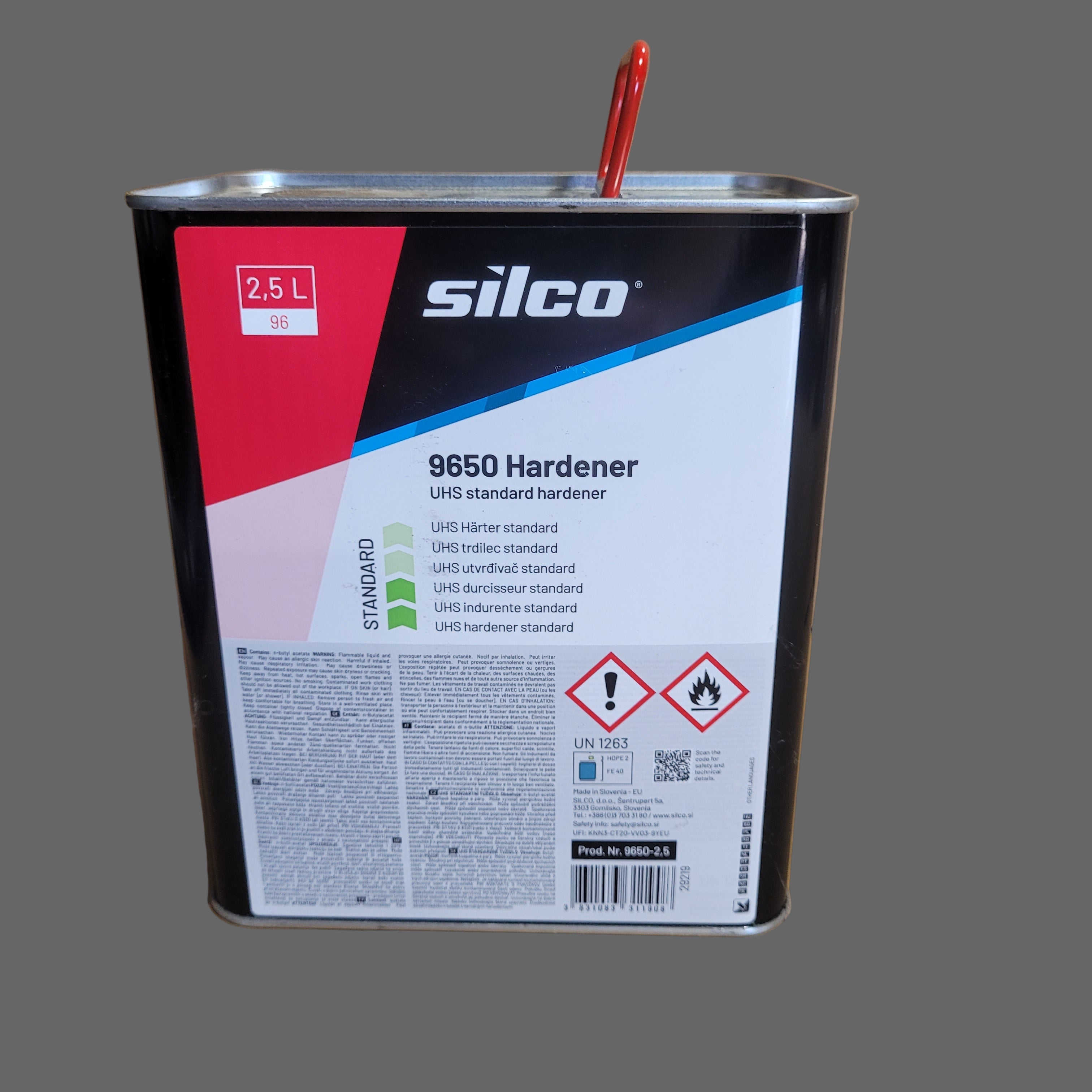 Silco 9650 UHS Acrylic Standard Hardener; 2.5L