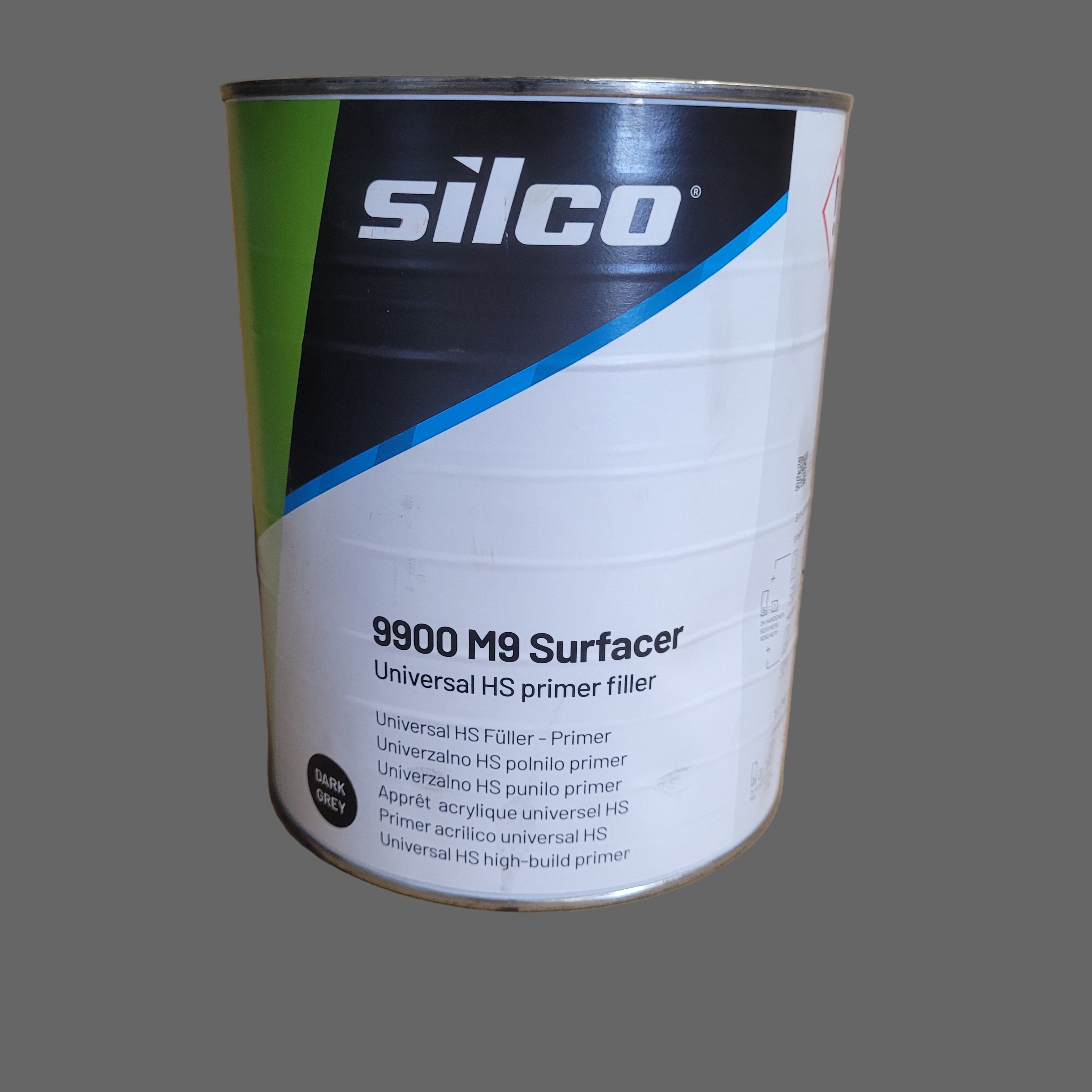 Silco 9900 M9 Surfacer, dark grey; 3.5L