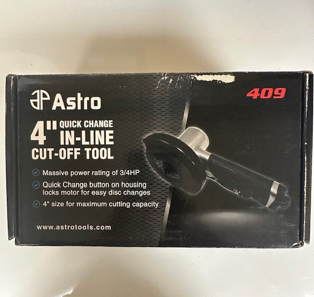 Astro Pneumatic Tools 409 air cut-off tool 4 inch wheel 14000 RPM