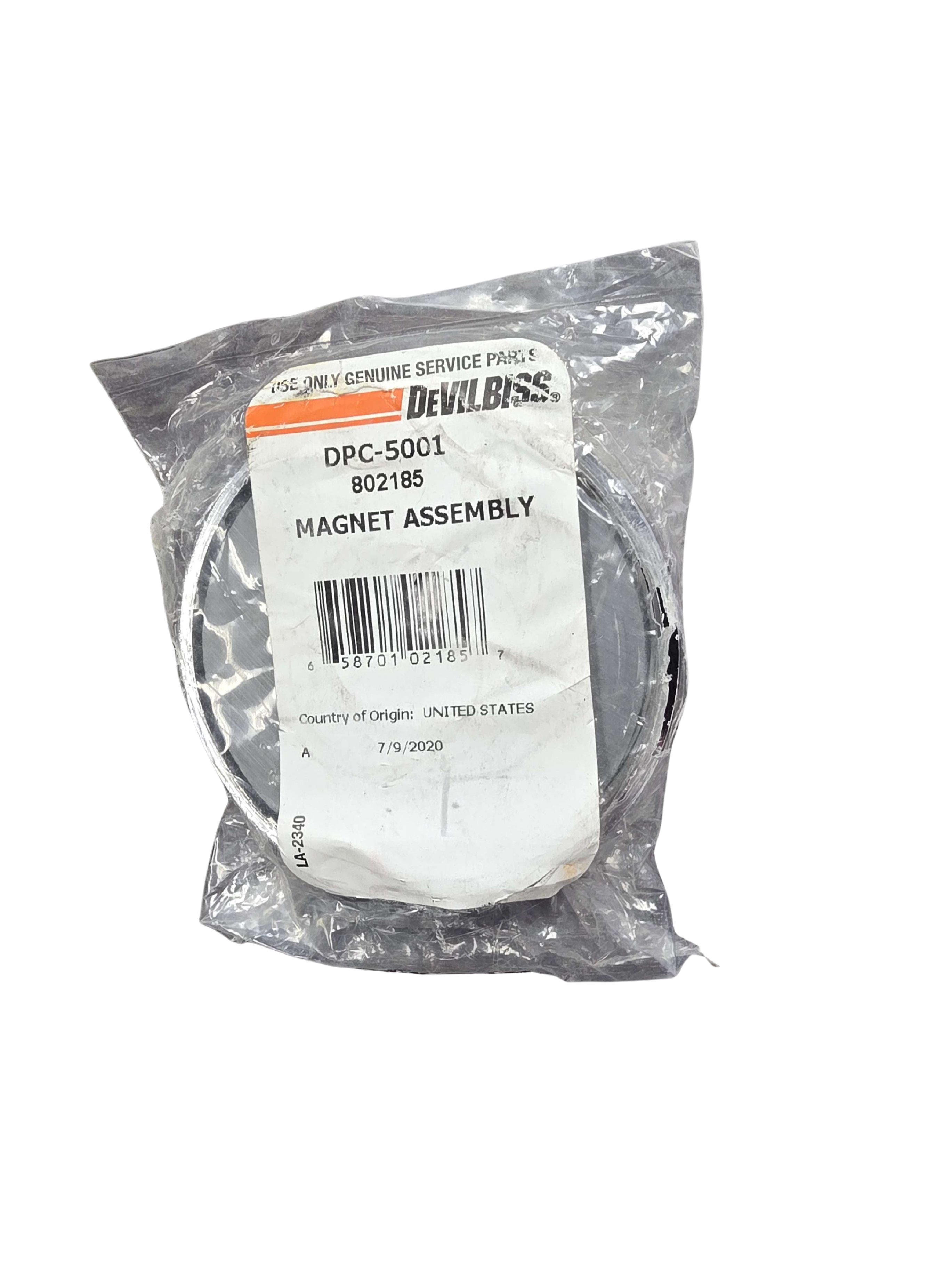 DeVilbiss DPC-5001 DeKups magnet assembly dispenser box mount