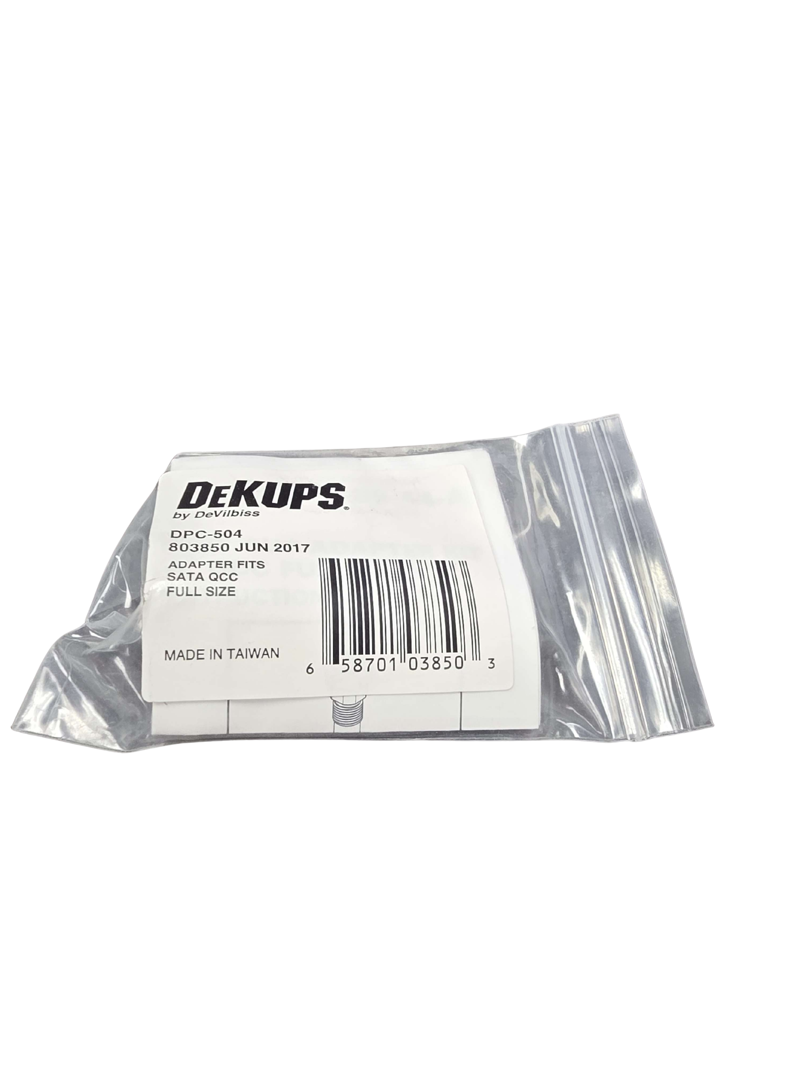 DeVilbiss DeKups DPC-504 adapter SATA QCC spray gun connection