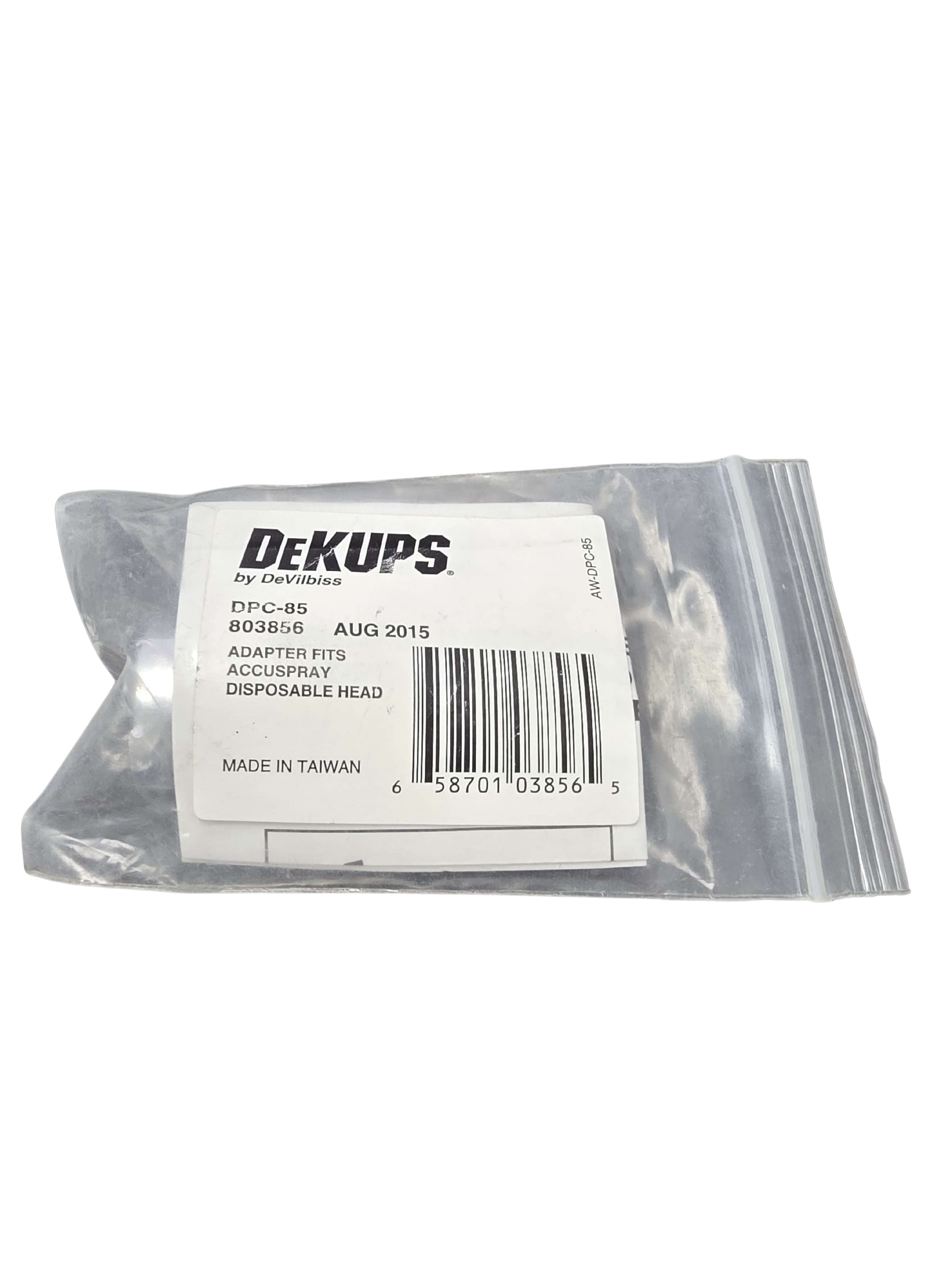 DeVilbiss DeKups DPC-85 adapter Accuspray spray gun cup connection