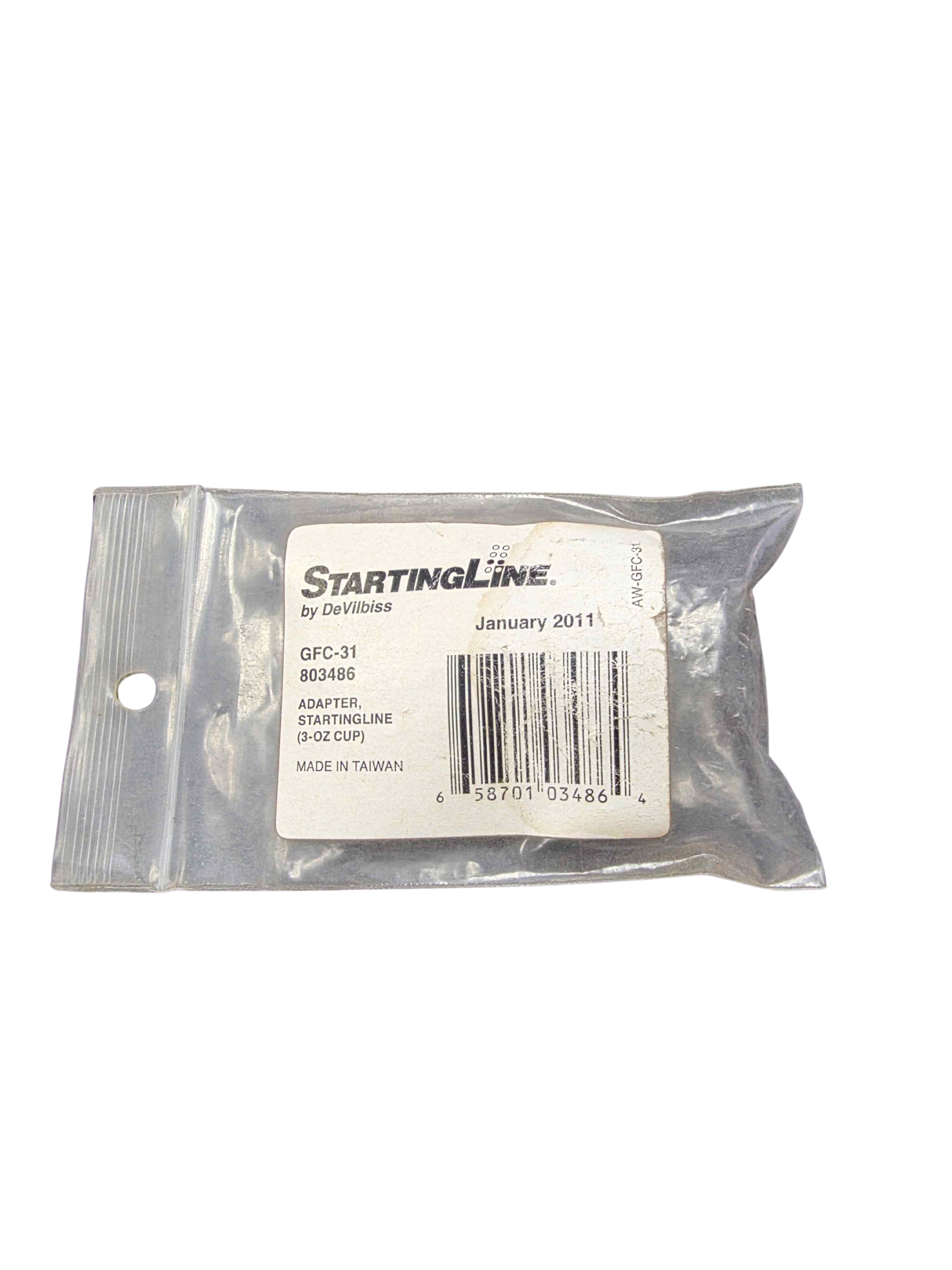DeVilbiss StartingLine GFC-31 adapter 3oz spray gun cup connection