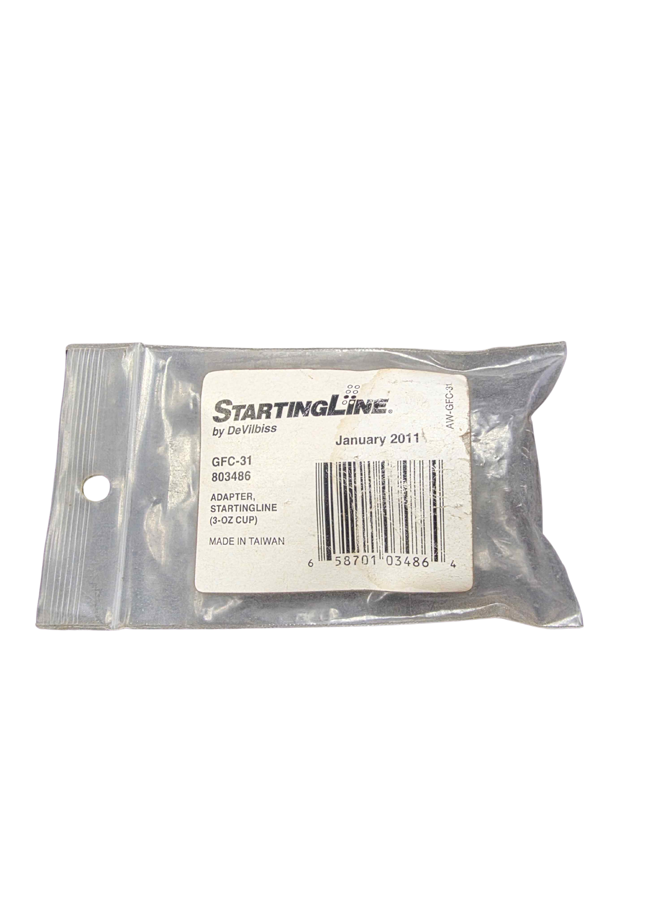 DeVilbiss StartingLine GFC-31 adapter 3oz spray gun cup connection