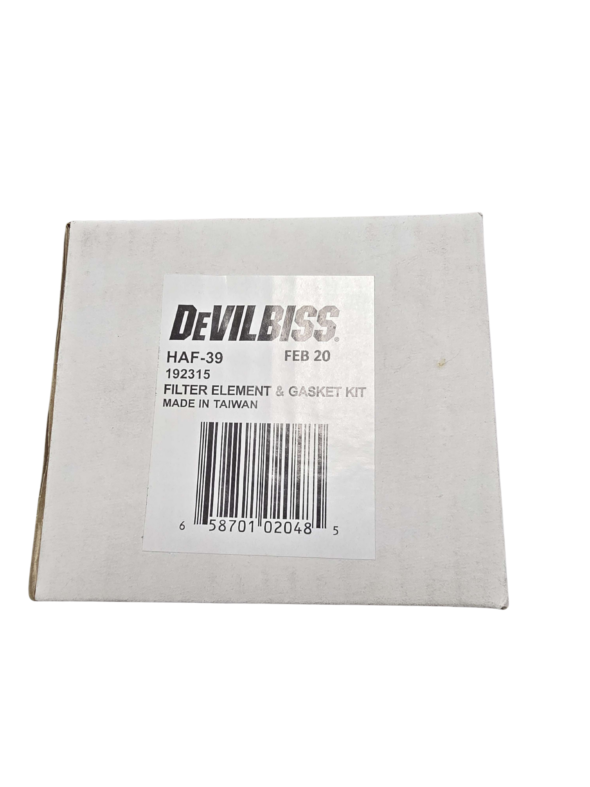 DeVilbiss HAF-39 filter element gasket kit HAR-602 air control unit