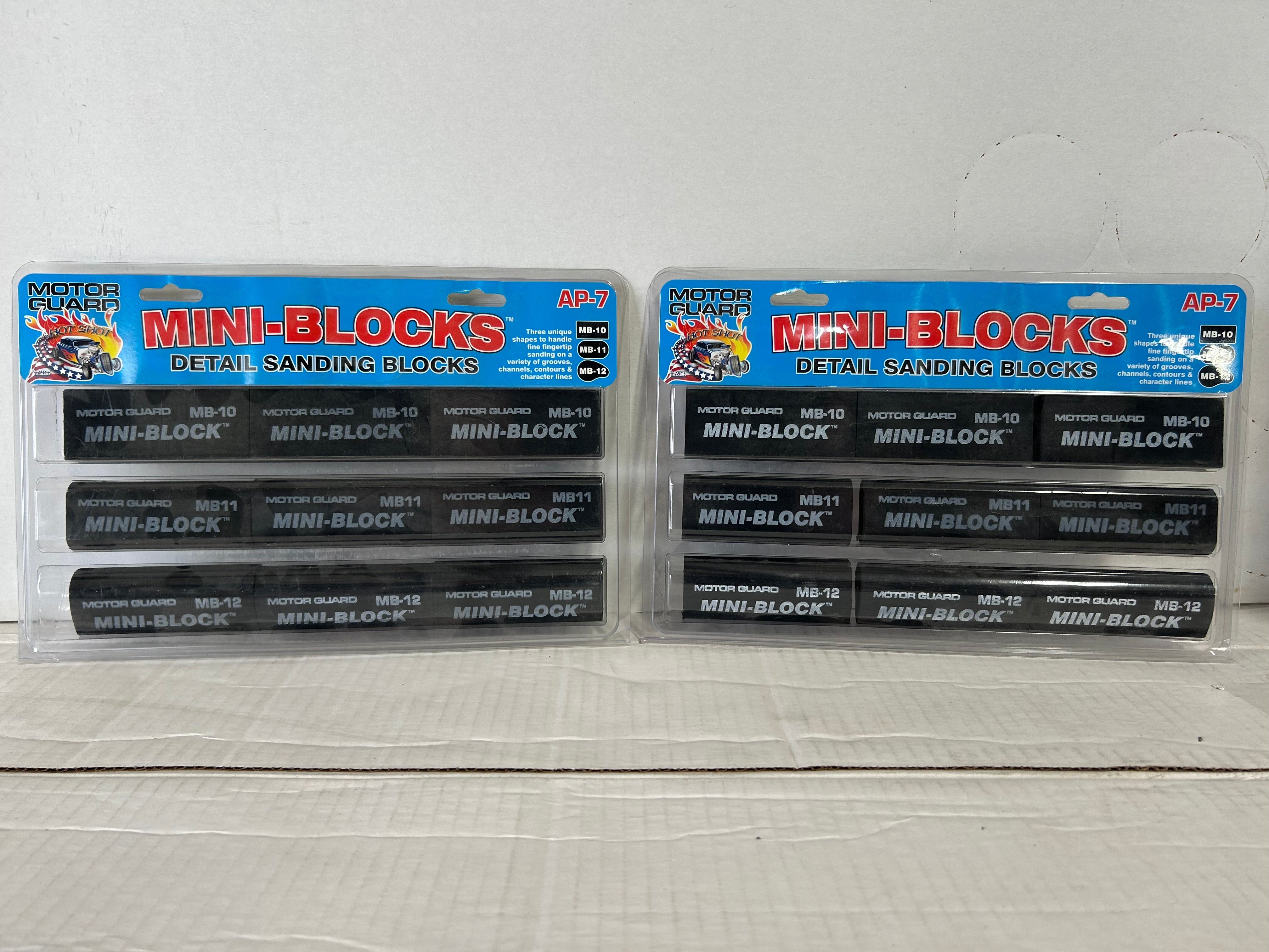 Motor Guard Mini-Blocks detail sanding assortment for precision sanding
