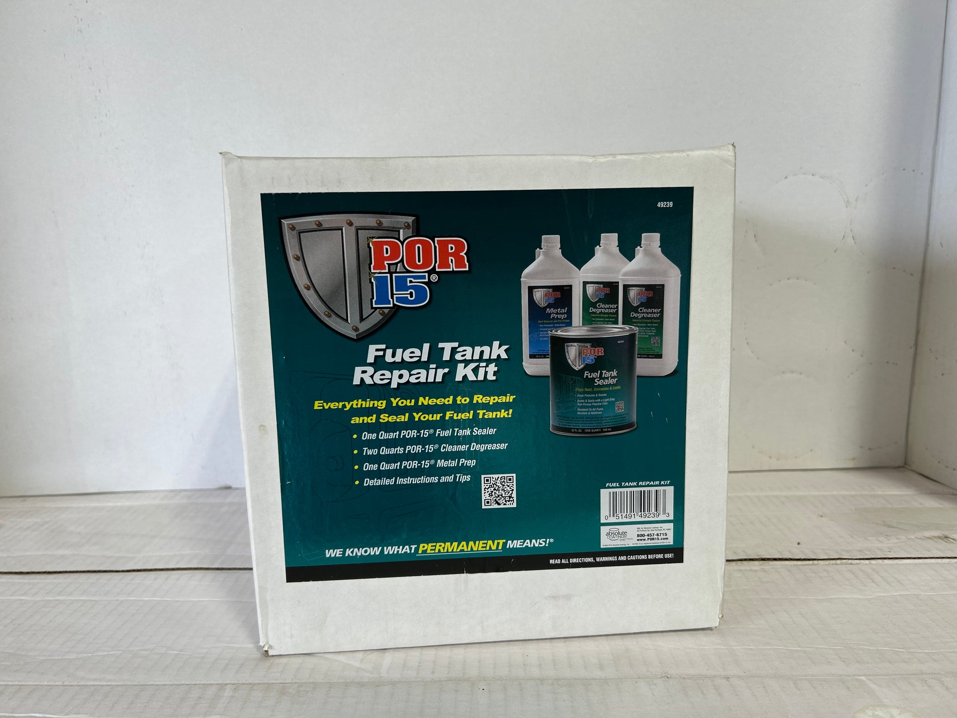 POR-15 fuel tank sealer kit for automotive and industrial fuel tanks