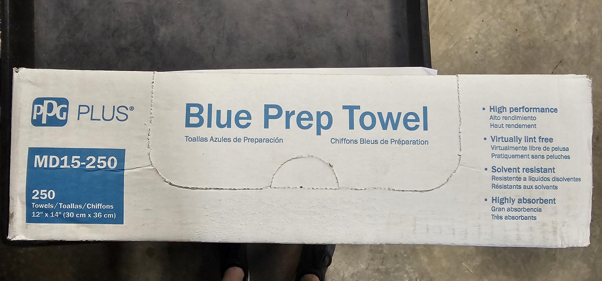 PPG 12x14 Blue Flat Prep Towels