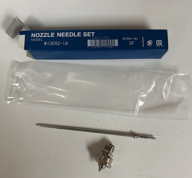 Anest Iwata 93011730 WIDER2 1.8mm nozzle needle set genuine spray gun replacement part