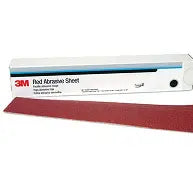 3M Company 1177 | 316U Series Abrasive Sheet, 2-3/4 In W X 16-1/2 In L, P320 Grit, Medium Grade, Red, Dry