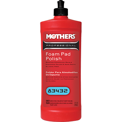Mothers Professional Foam Pad Polish 83432 – 32 fl oz