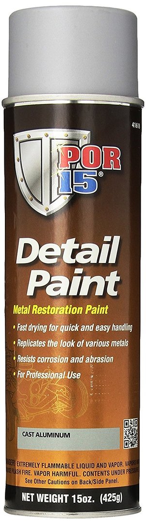 POR-15 41618 Cast Aluminum Detail Paint Aerosol – 15 oz