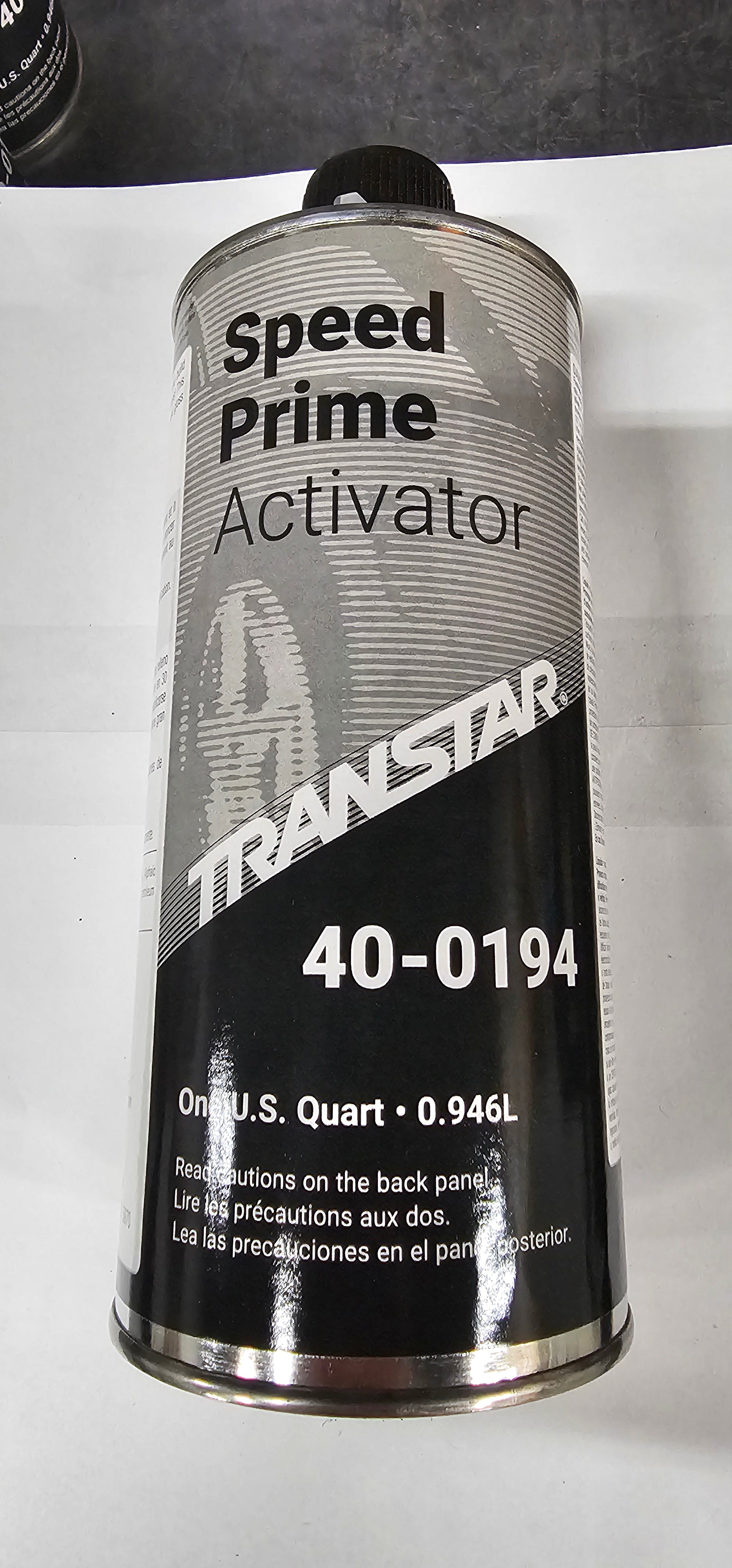 Can of Speed Prime Activator with Transstar branding on a white background