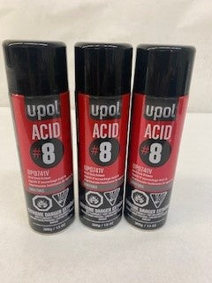 UPOL UP0741V #8 Acid Etch 1K Primer Gray 450ml Aerosol