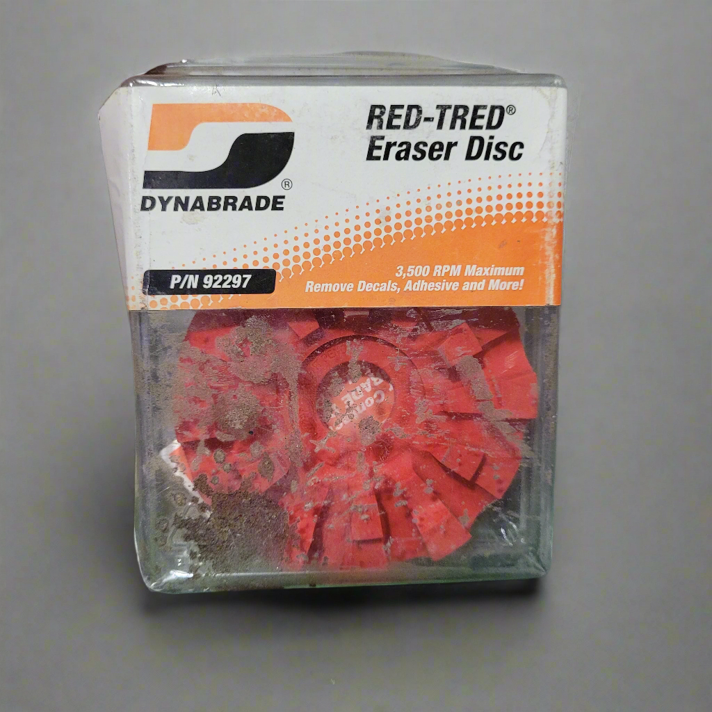 Dynabrade RED-TRED Eraser, Disc, 92297