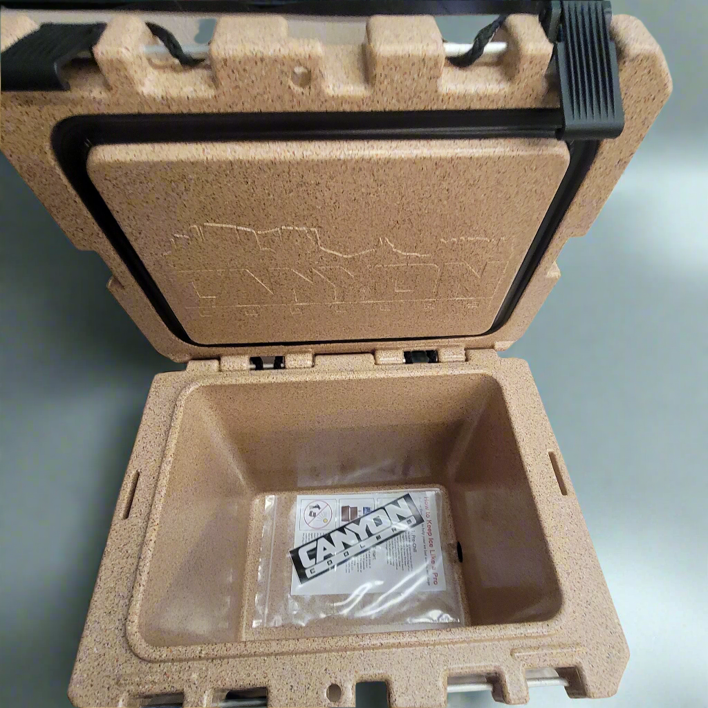 Canyon Coolers Brown Hard rotomolded Insulated Personal cooler