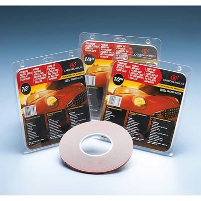 carborundum 67381 foam mounting tape high strength acrylic adhesive for moldings and accessories
