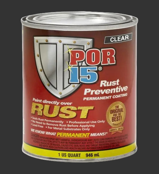 POR-15 45104 Rust Preventative Coating Clear – Quart